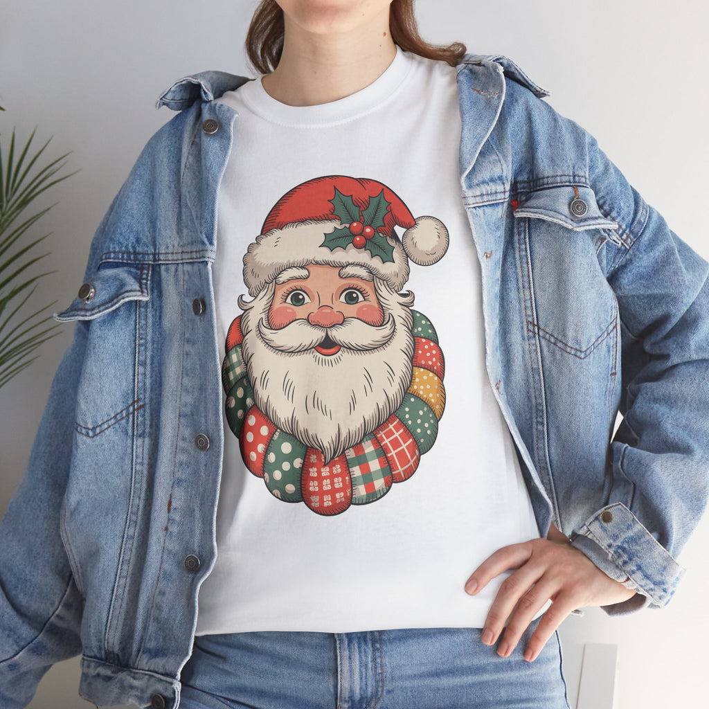 Vintage Santa Unisex Cotton Tee