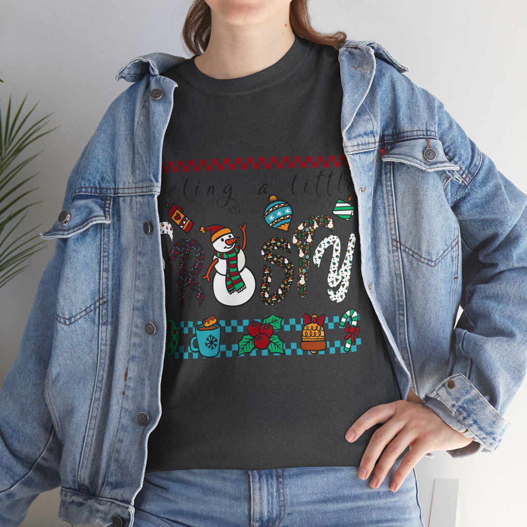 Christmas Frosty Unisex Cotton Tee