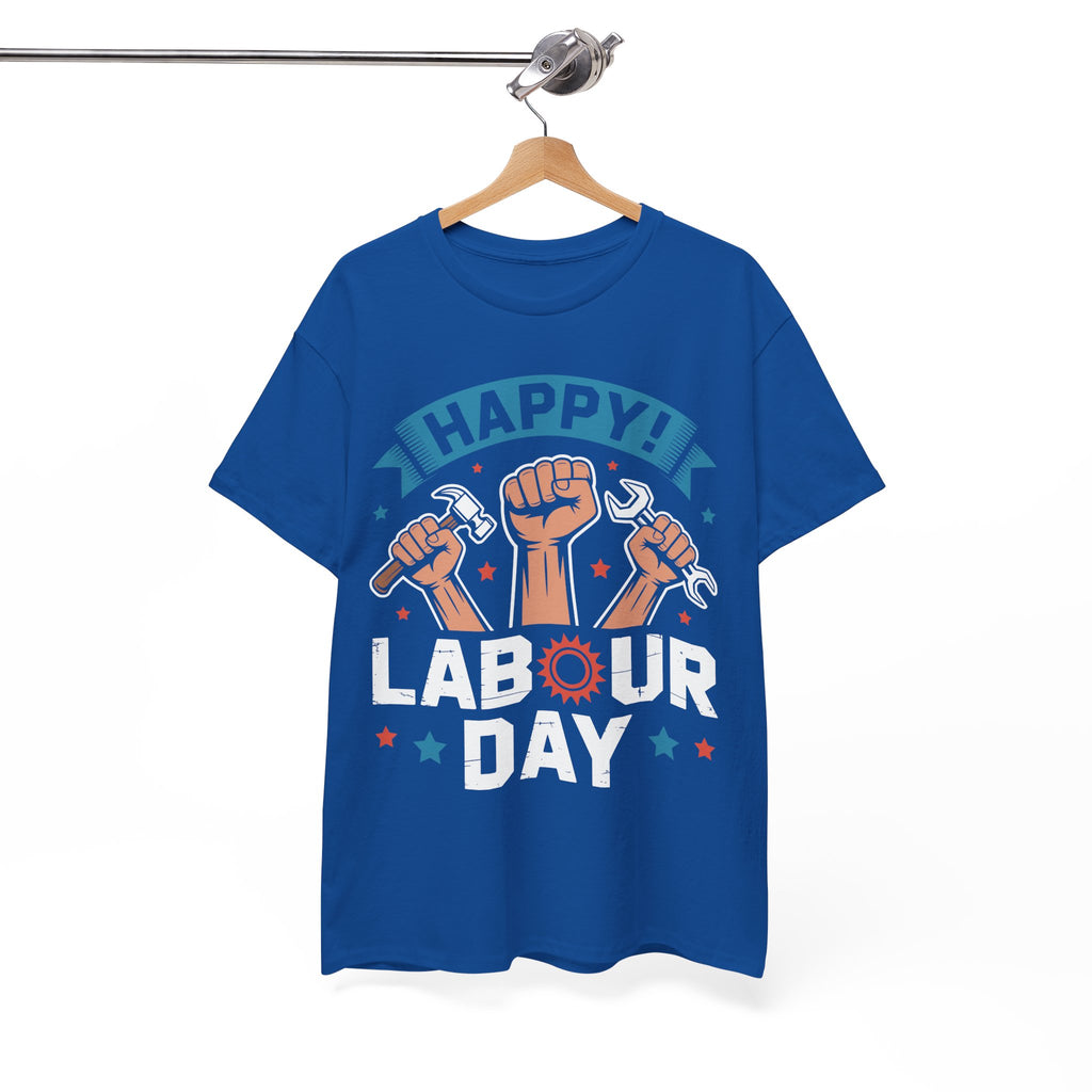 Happy US Labour Day Unisex Heavy Cotton T-Shirt