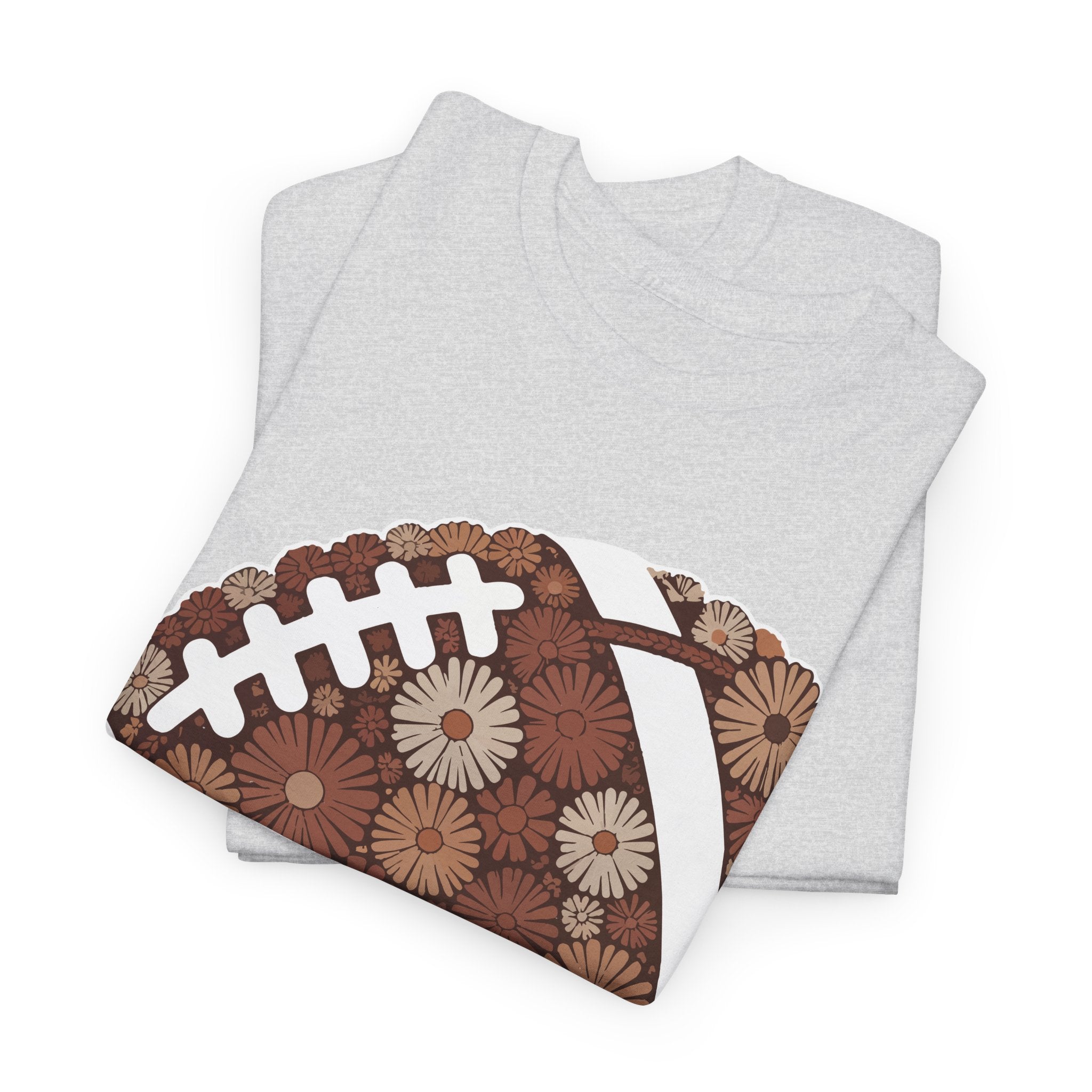 Game Day Touch Down Football Tee — Helmets, Flags & Cheer Icons Unisex Cotton Tee