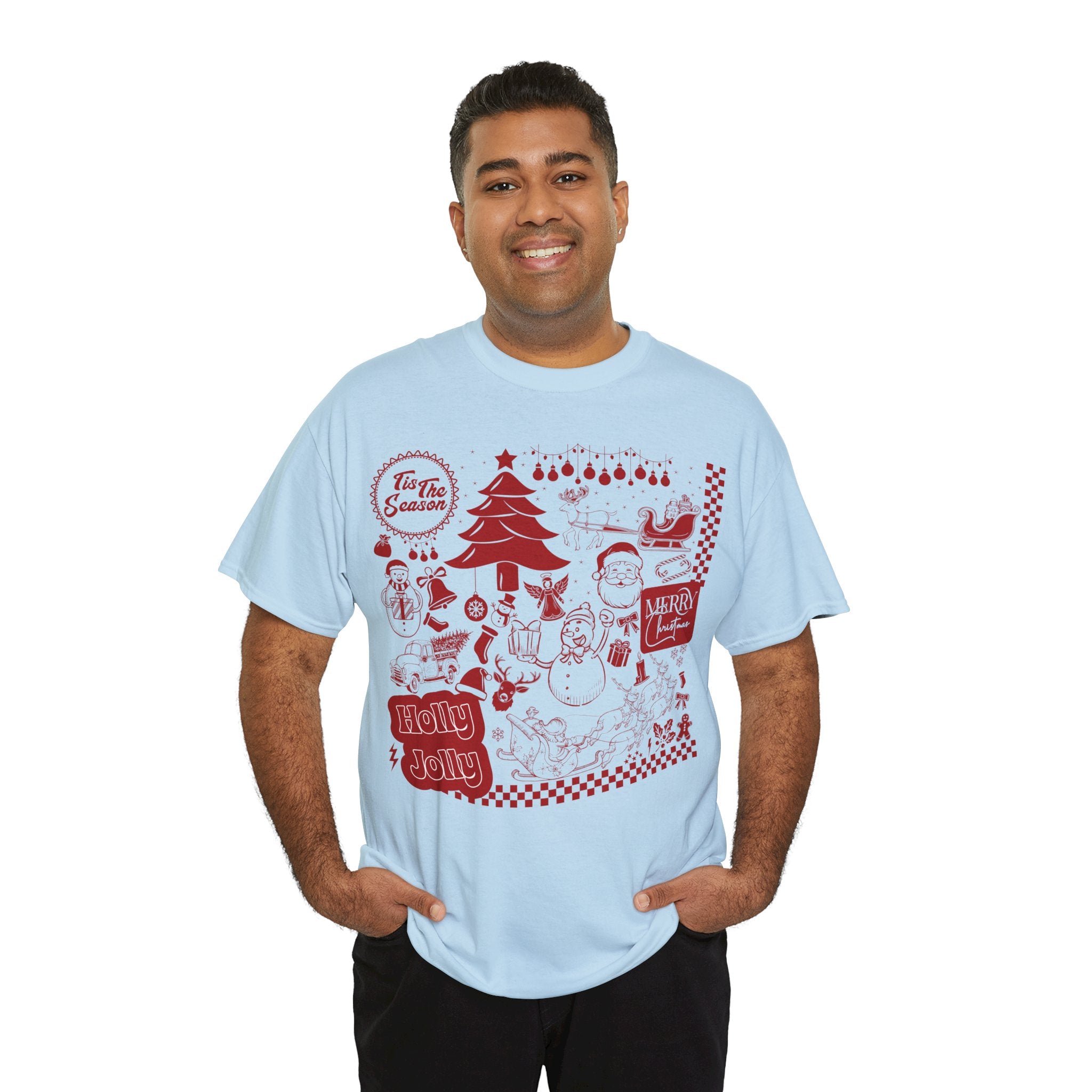 Christmas Festive Unisex Cotton T-shirt