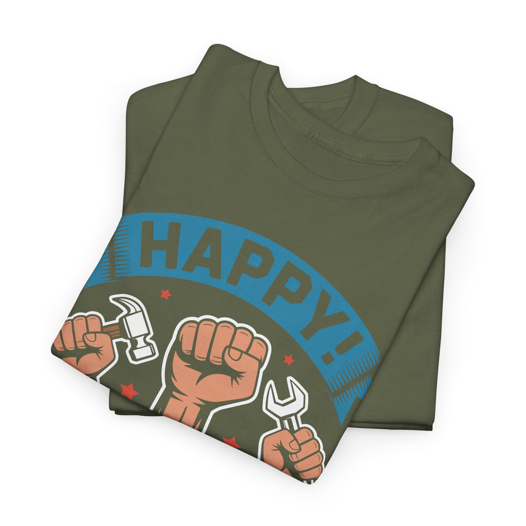 Happy US Labour Day Unisex Heavy Cotton T-Shirt