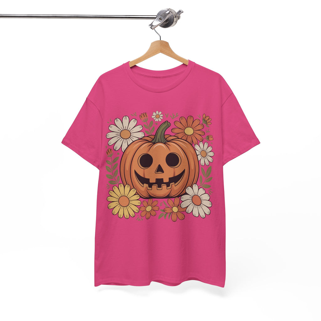 Halloween Pumpkin Unisex Cotton Tee