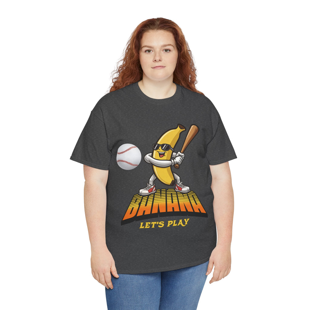 Banana Playing Baseball Tee
