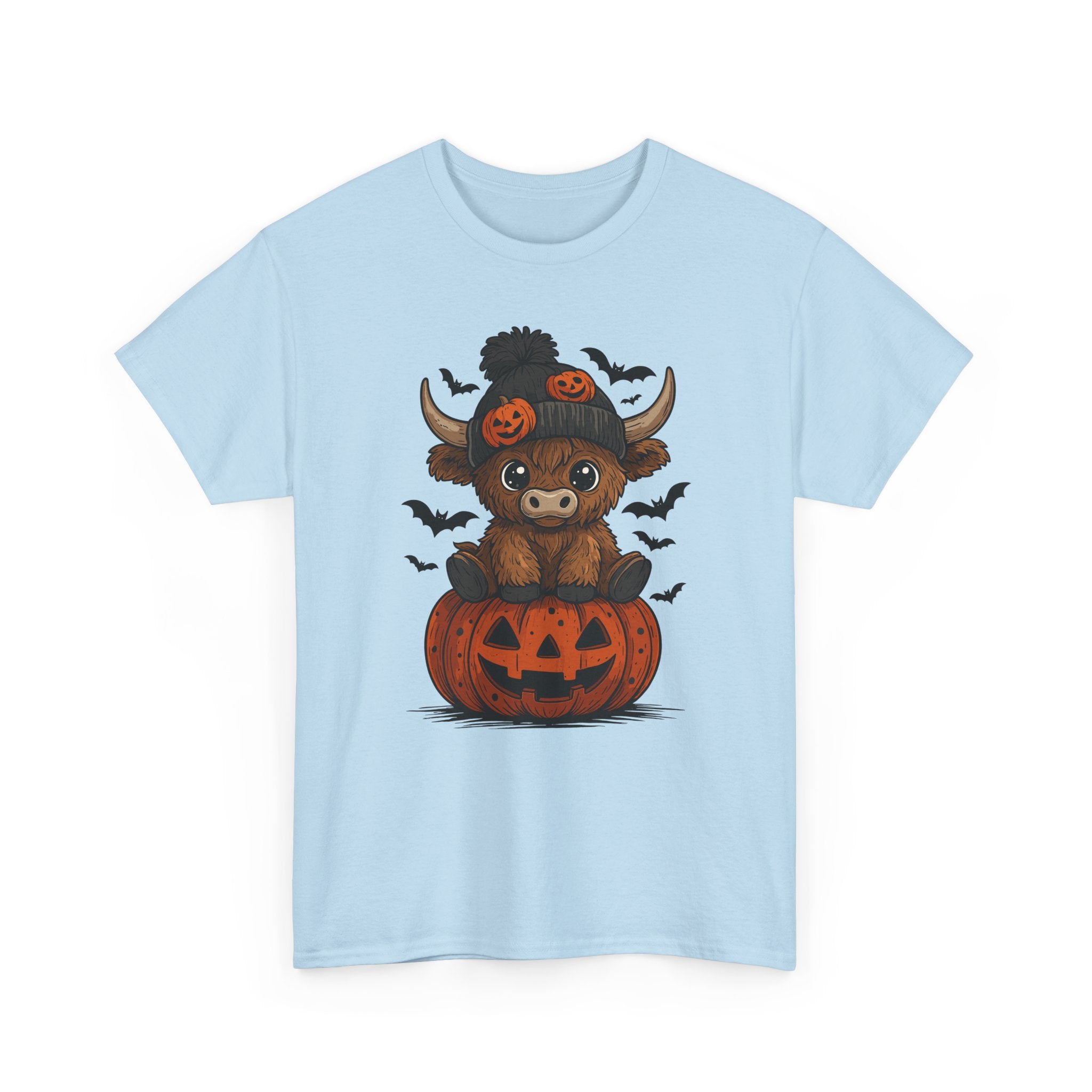 Halloween Cow Unisex Cotton Tshirt
