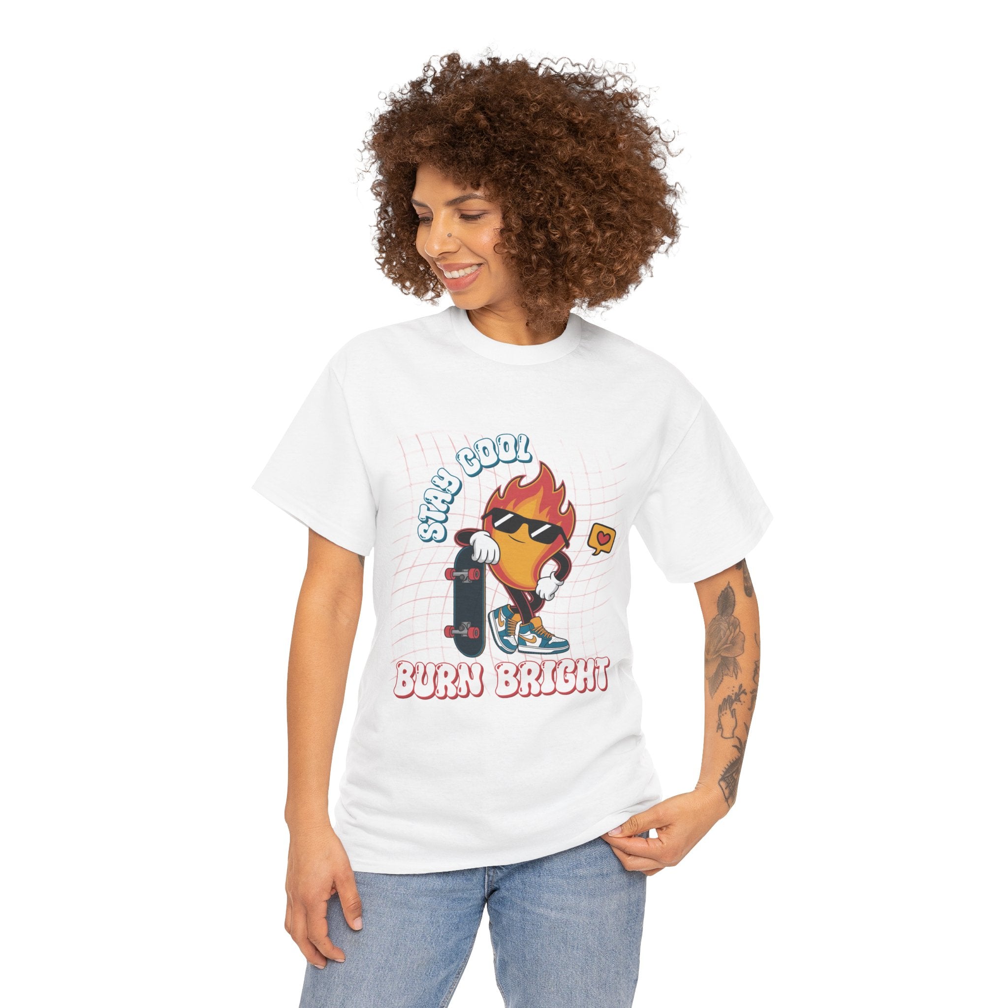 Stay Cool Burn Bright Unisex Tee