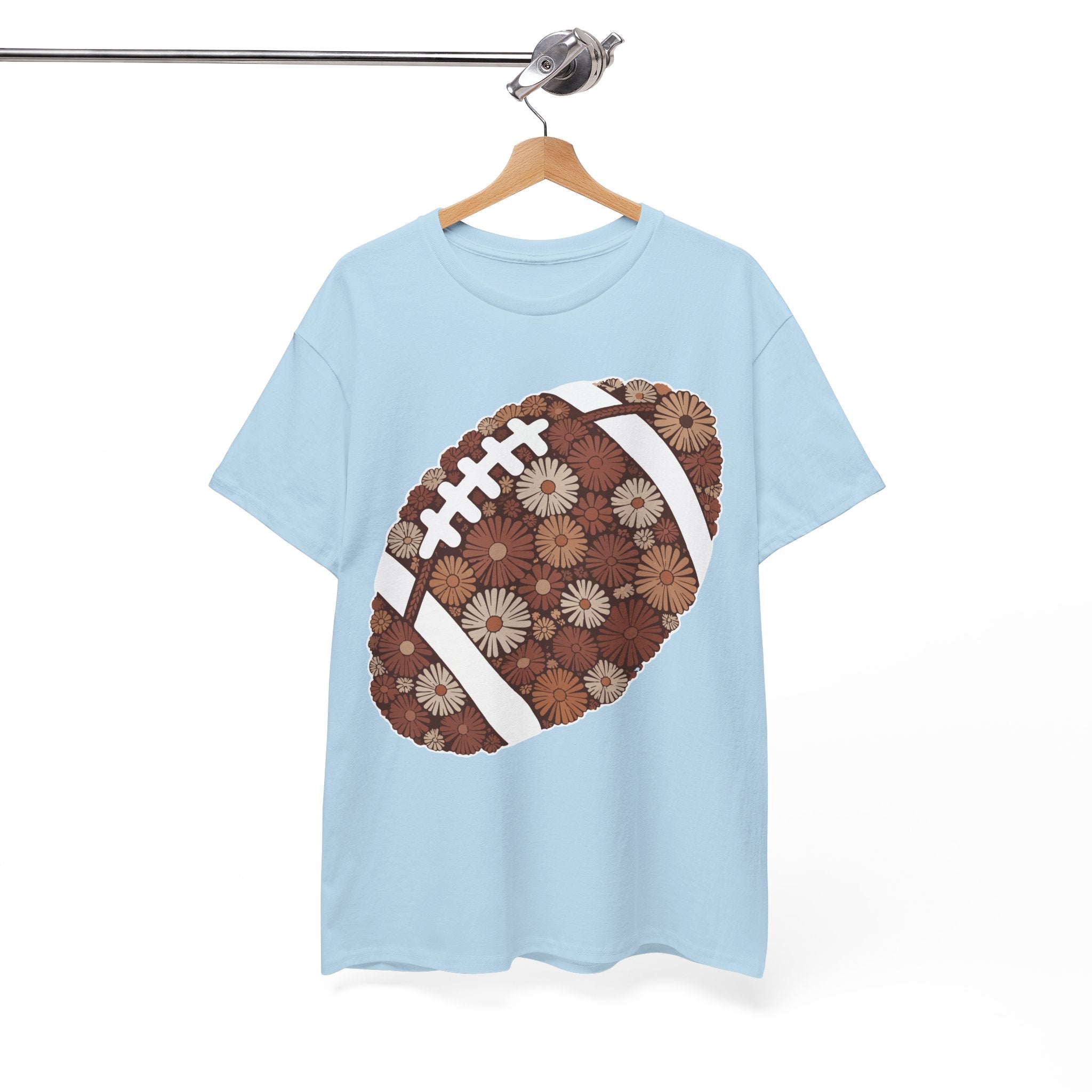 Game Day Touch Down Football Tee — Helmets, Flags & Cheer Icons Unisex Cotton Tee