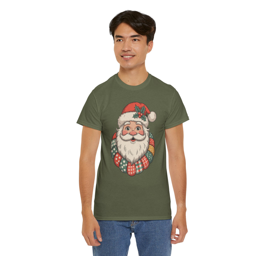 Vintage Santa Unisex Cotton Tee
