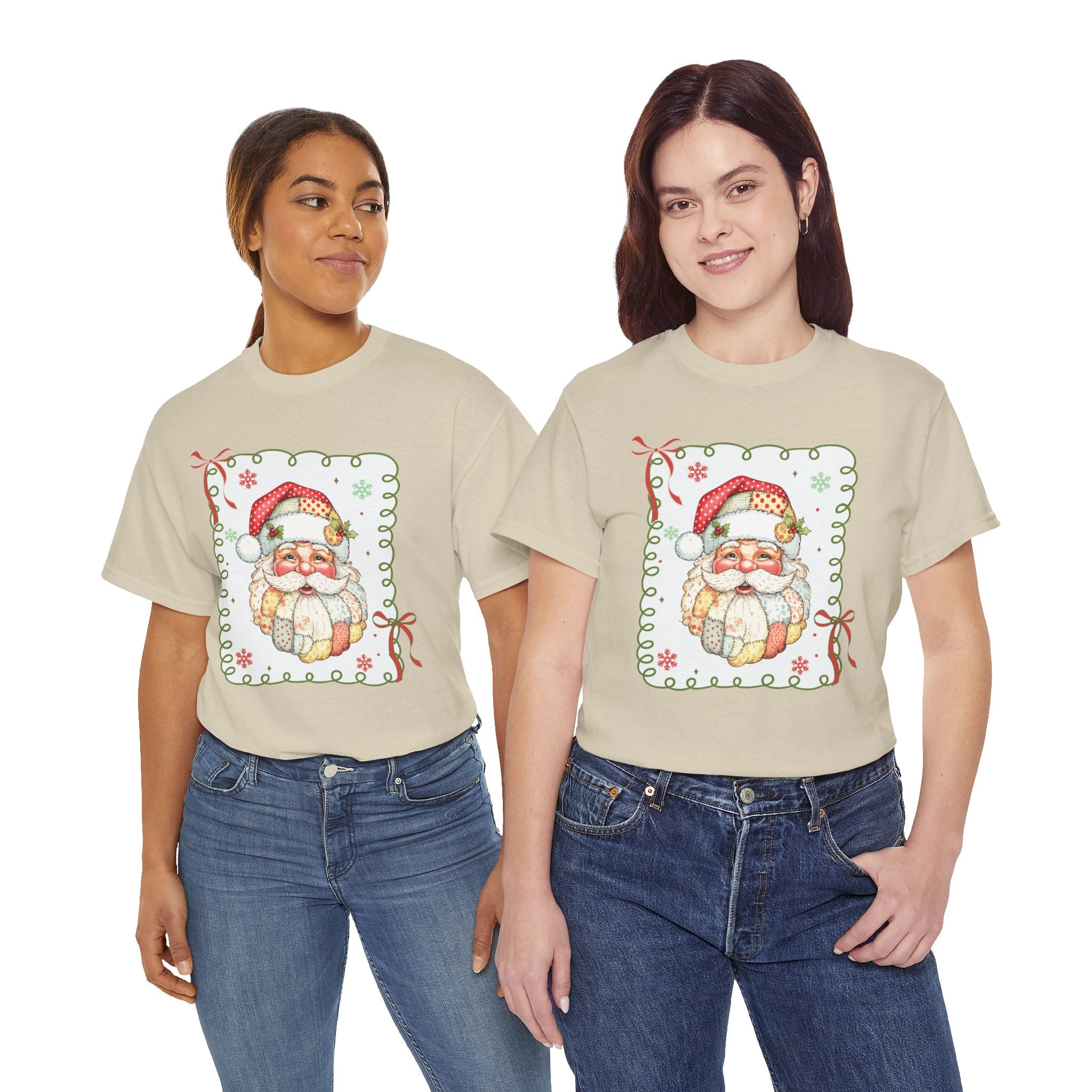 Santa Vintage Unisex Cotton Tee