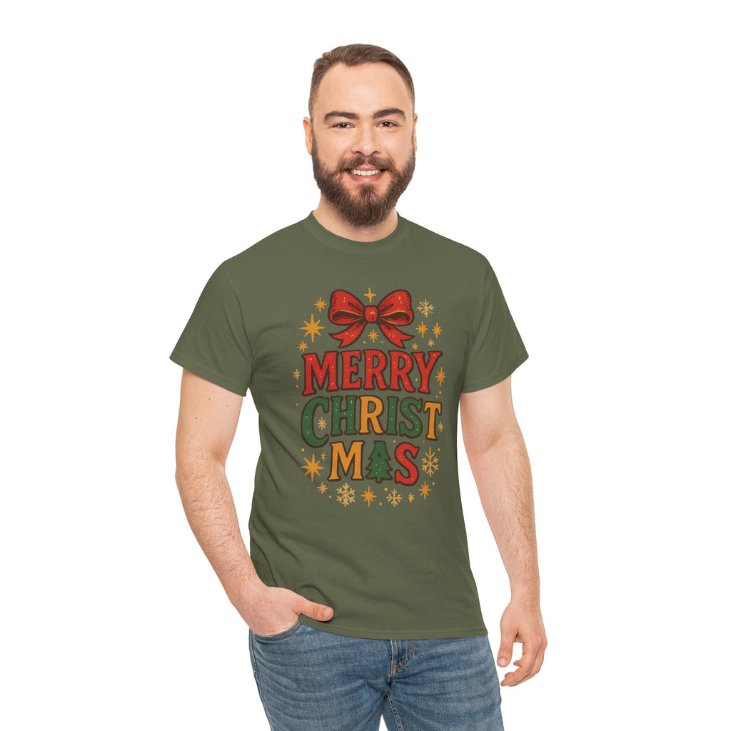 Merry Christmas Unisex Cotton Tee