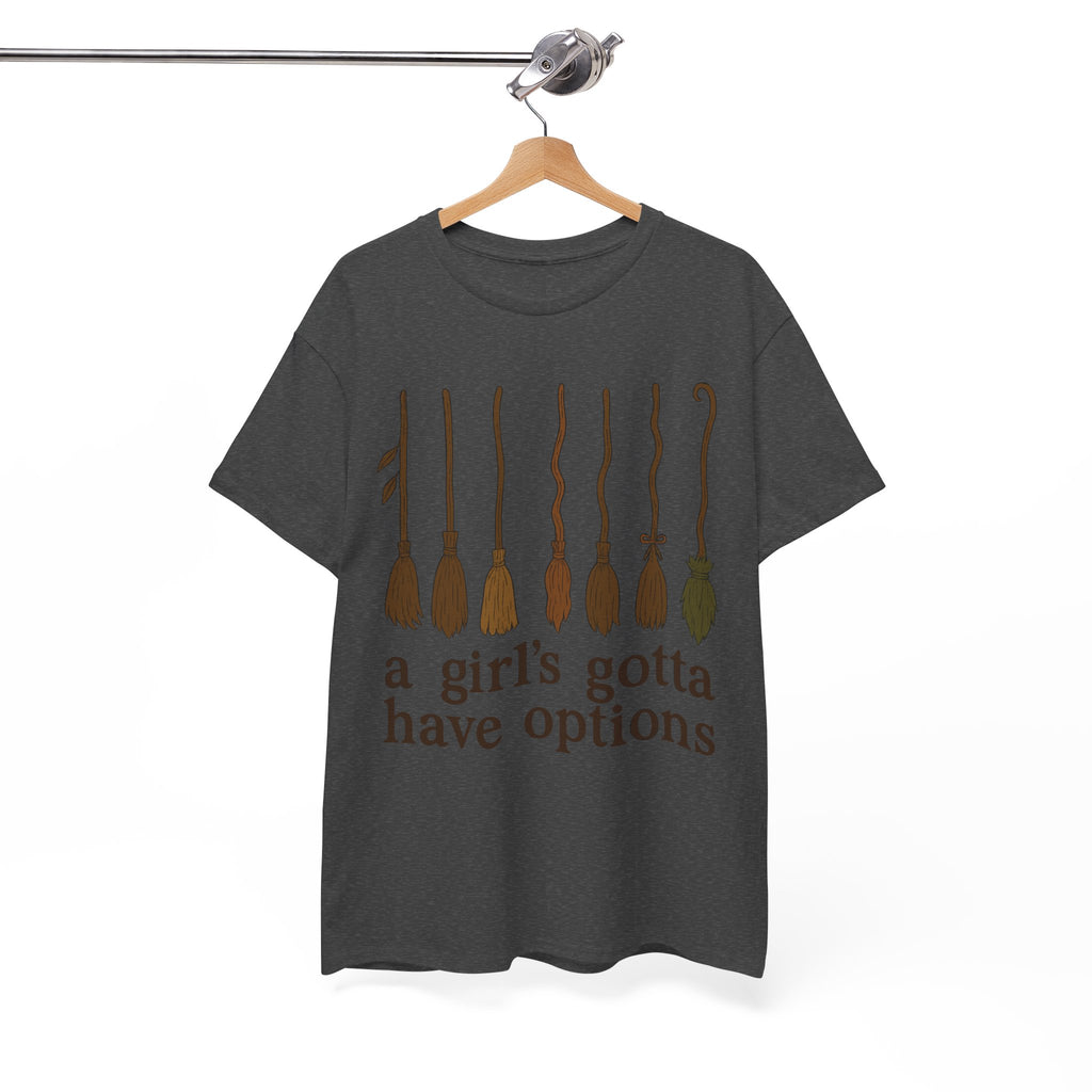 Witch Brooms Options Unisex Cotton Tee