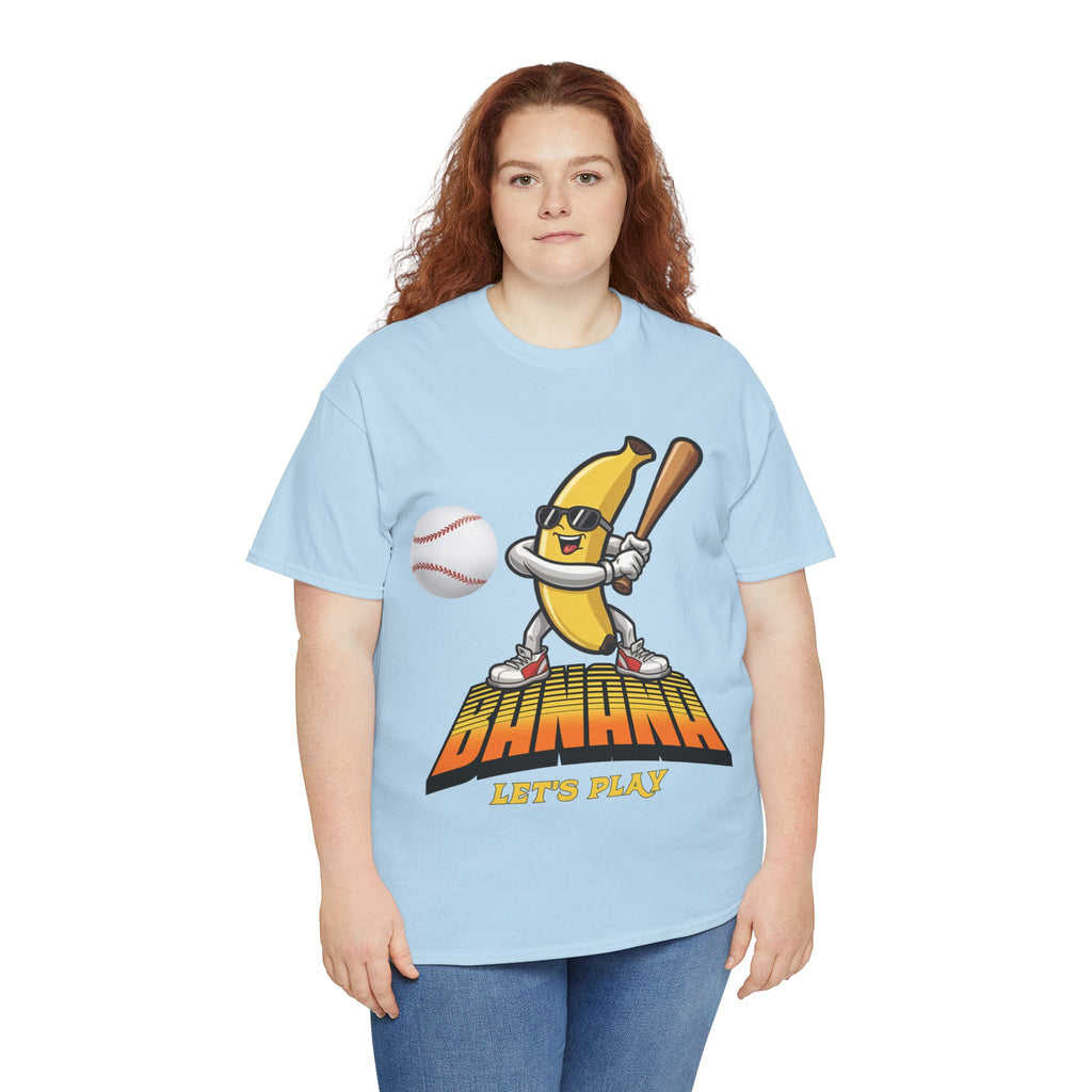 Banana Playing Baseball Tee