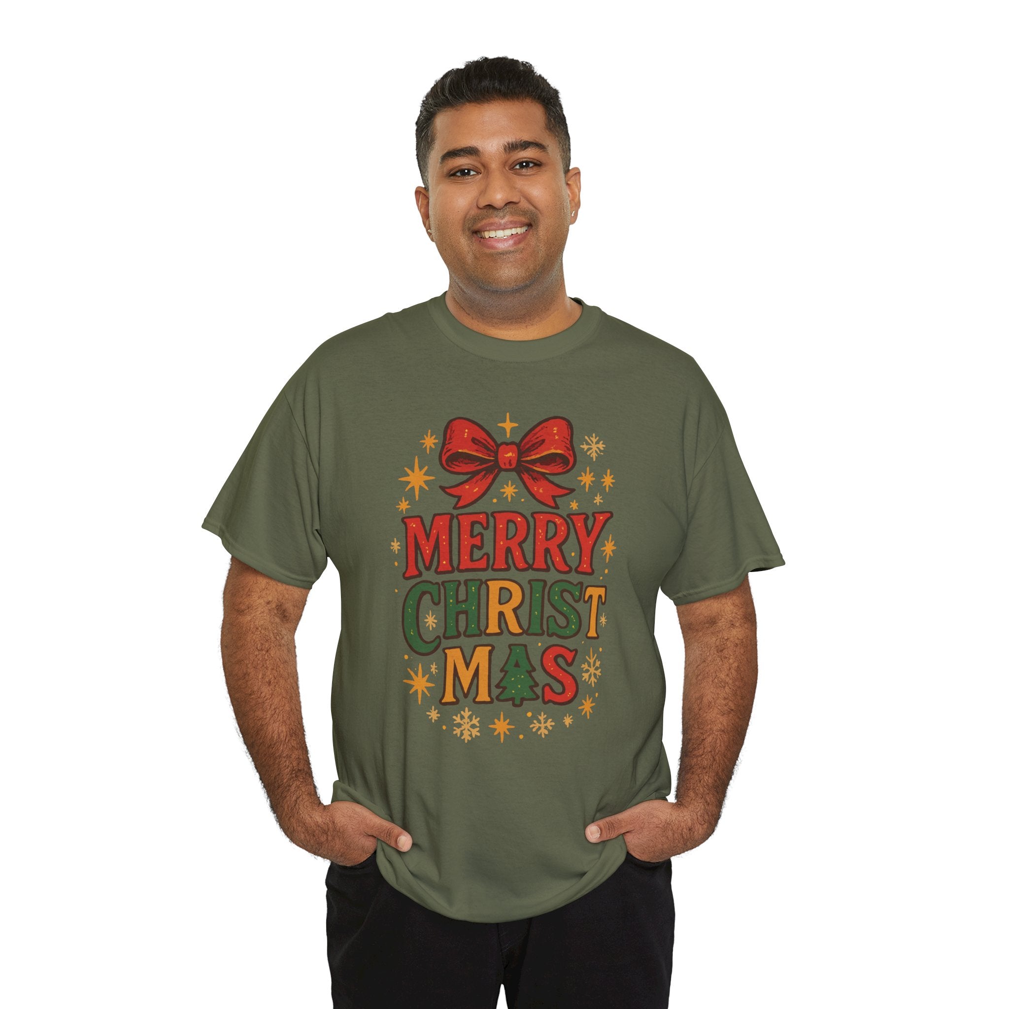 Merry Christmas Unisex Cotton Tee