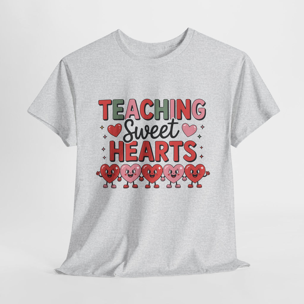 Teaching Sweet Hearts Valentine Teacher Unisex Cotton T-Shirt