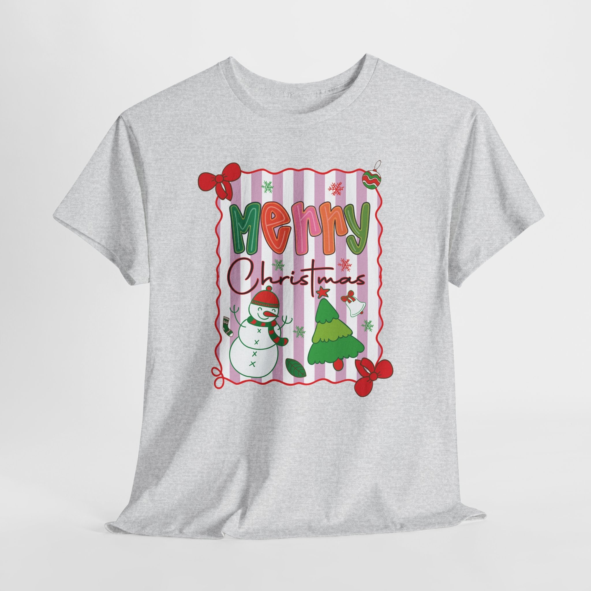 Christmas Snowman Unisex Cotton Tee