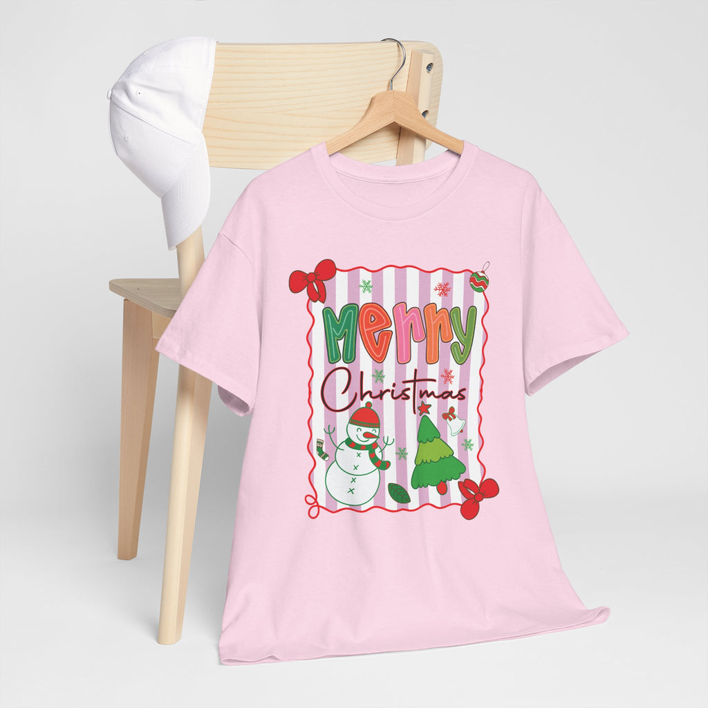 Christmas Snowman Unisex Cotton Tee