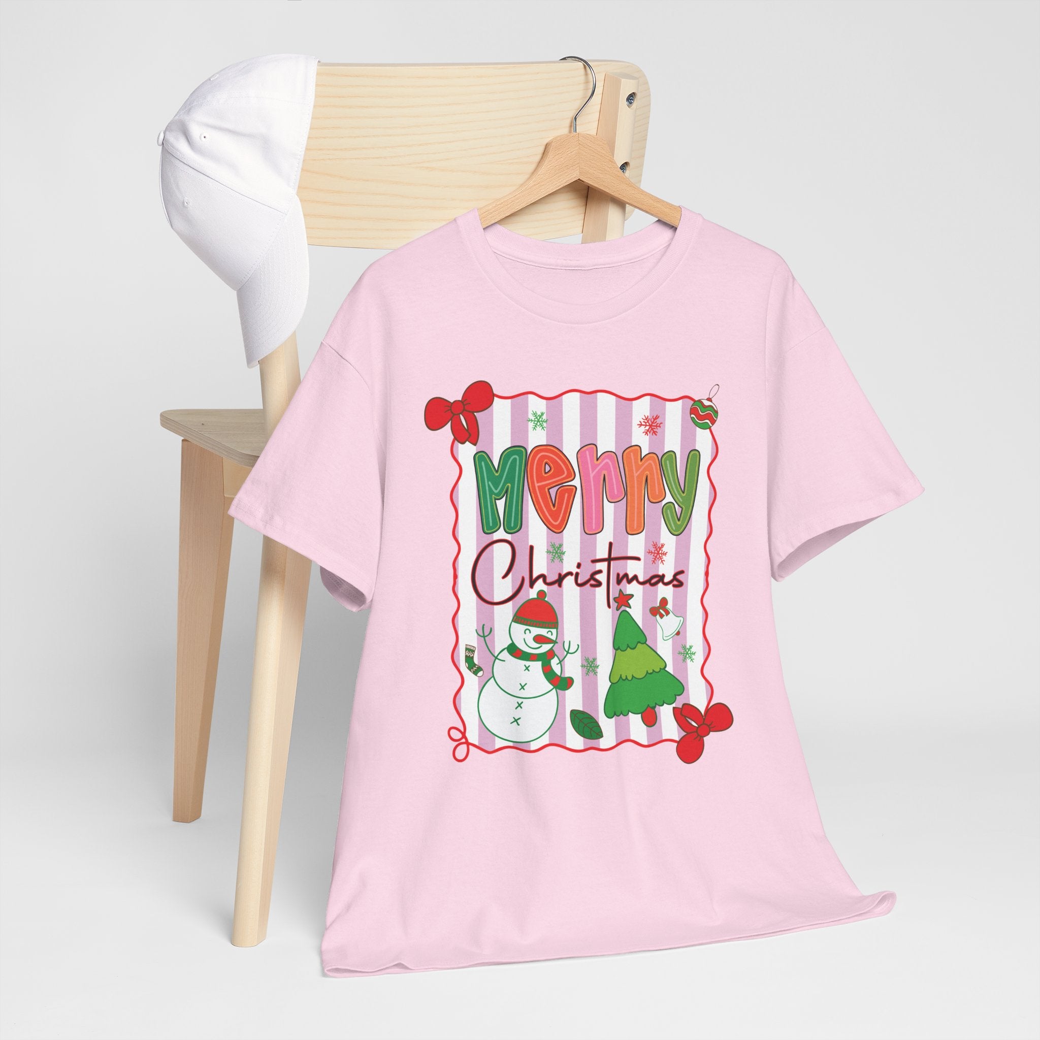 Christmas Snowman Unisex Cotton Tee