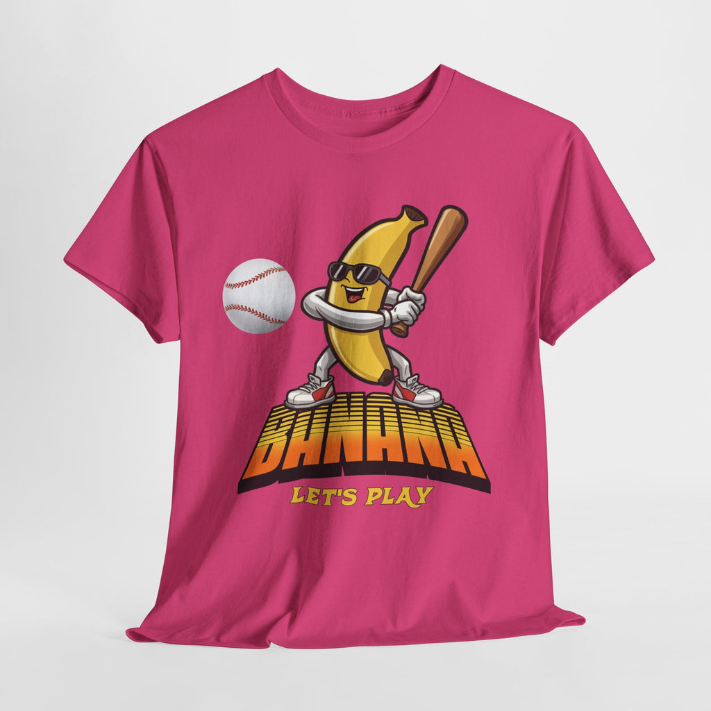 Banana Playing Baseball Tee