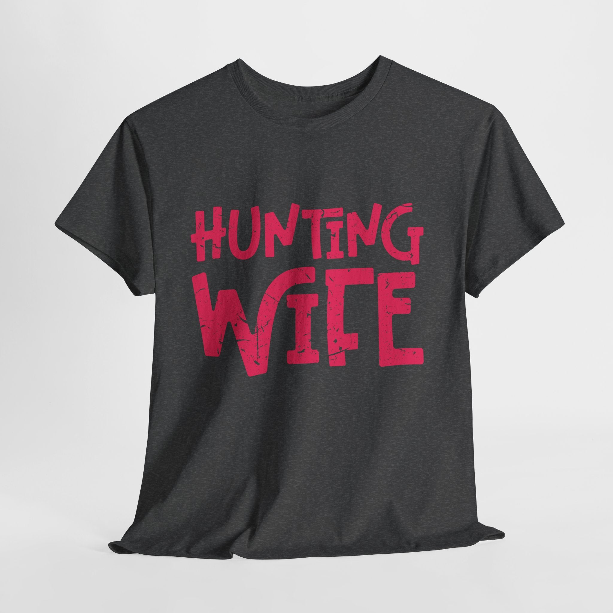 Hunting Season Vintage Badge T-Shirt — Rugged Orange Hunting Unisex Cotton Tee