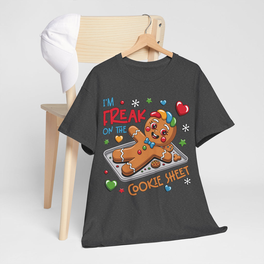 Gingerbread ‘I’m Freak on the Cookie Sheet’ Unisex Cotton Tee