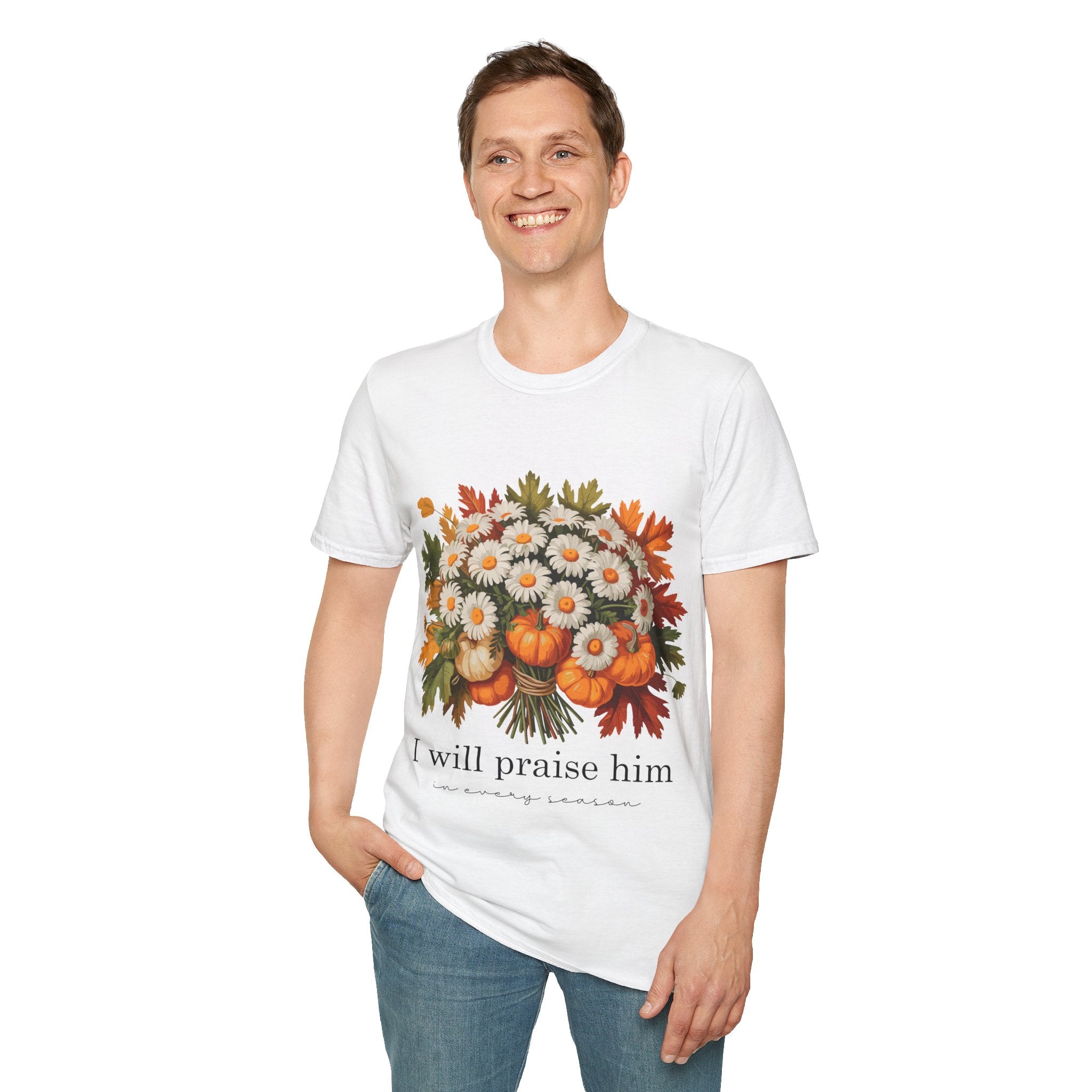 Fall Floral Praise T-Shirt- Unisex