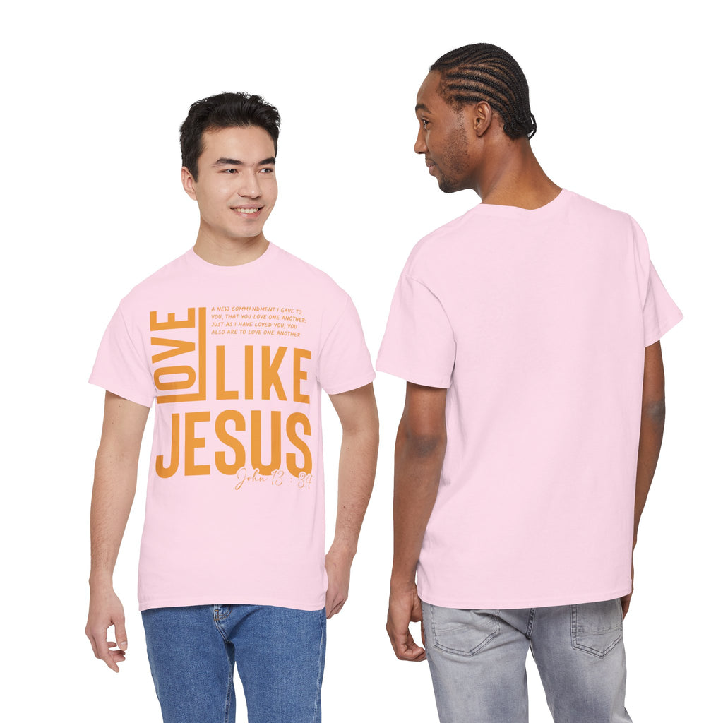 Love Like Jesus T-Shirt — John 13:34 Christian Unisex Cotton Tee