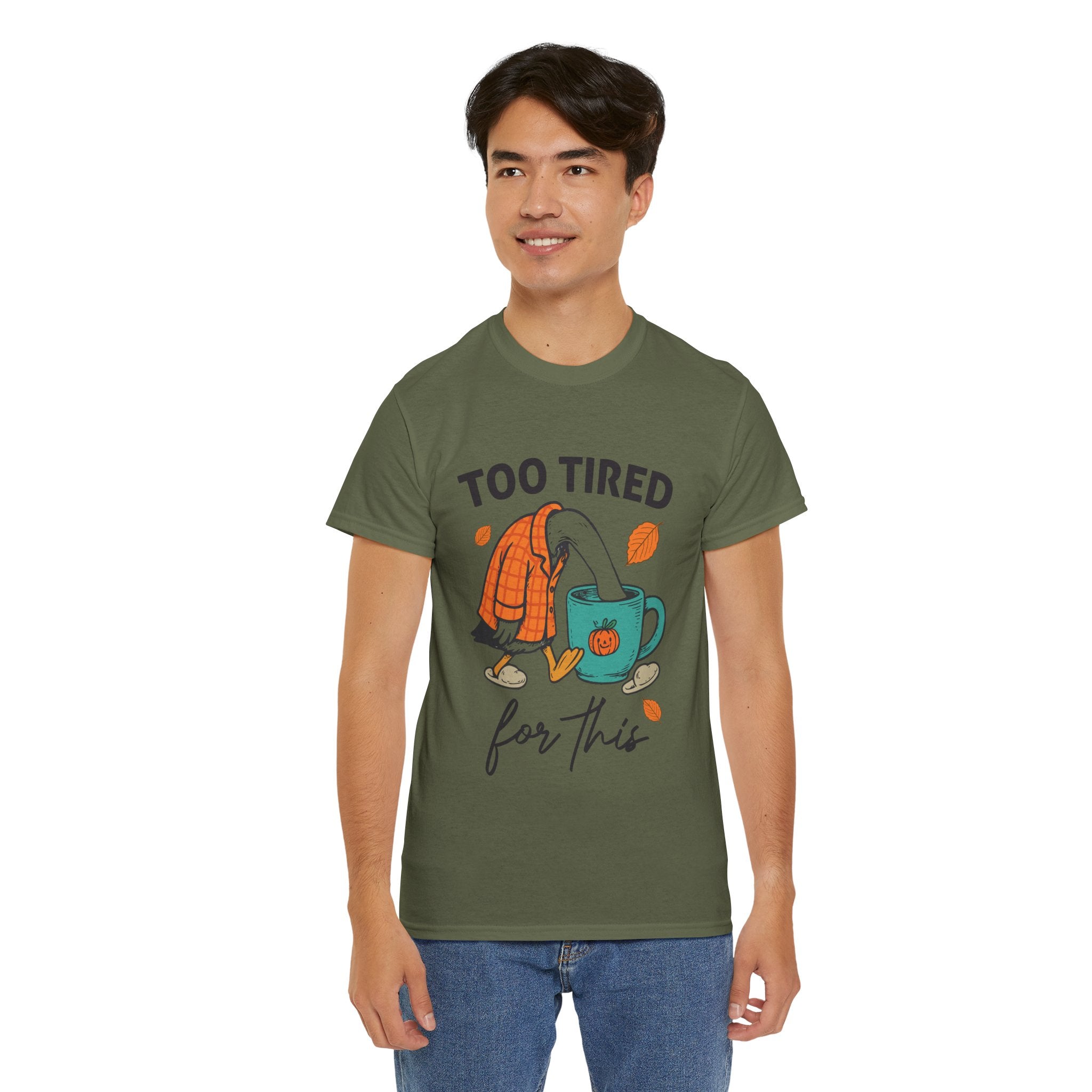 Sleepy Crow Unisex Cotton Tee