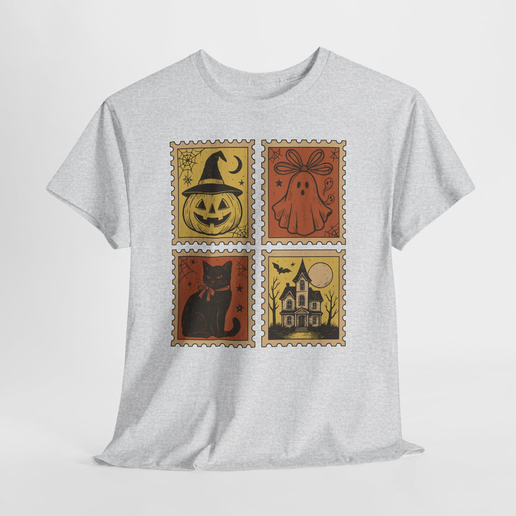 Halloween Stamp Collection Unisex Cotton Tee