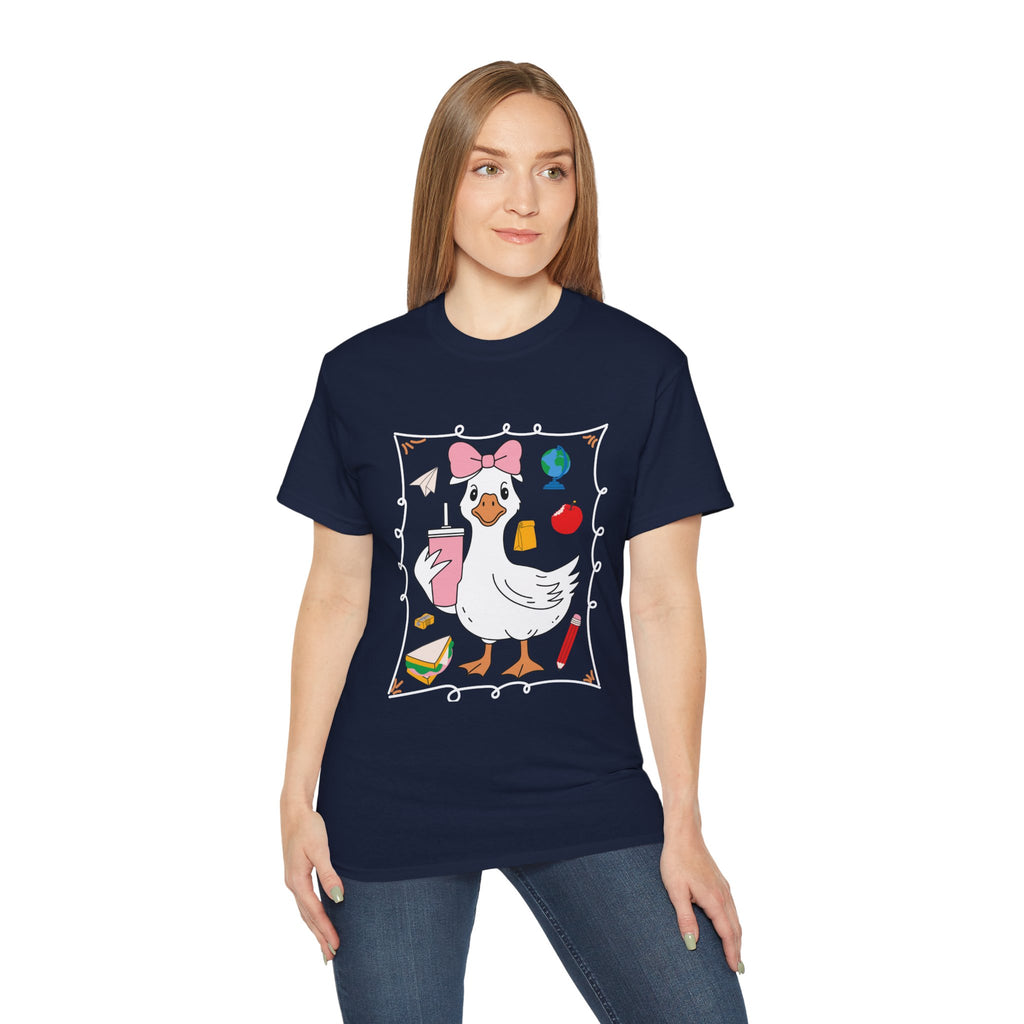 Cute Goose Graphic Tee- Unisex