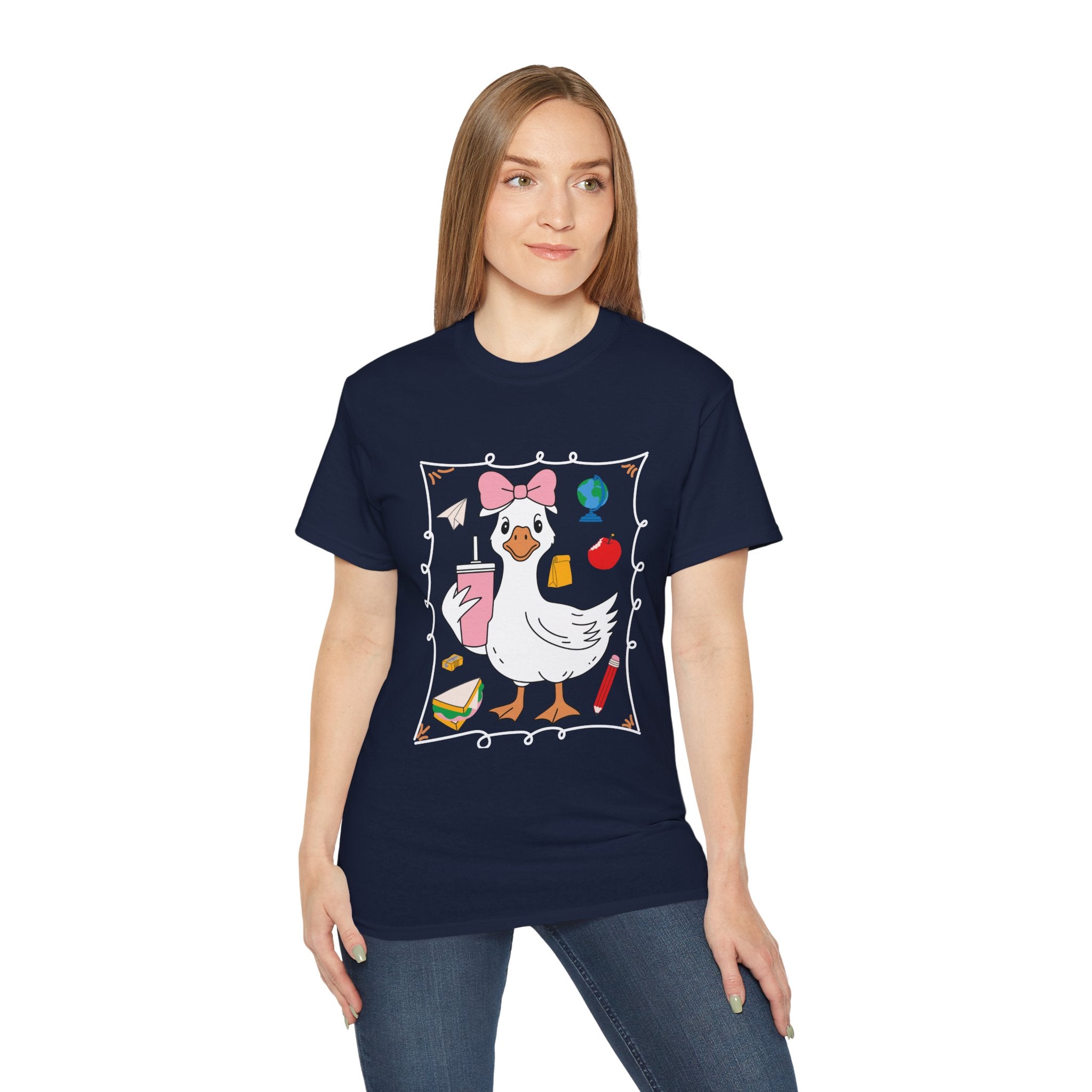 Cute Goose Graphic Tee- Unisex