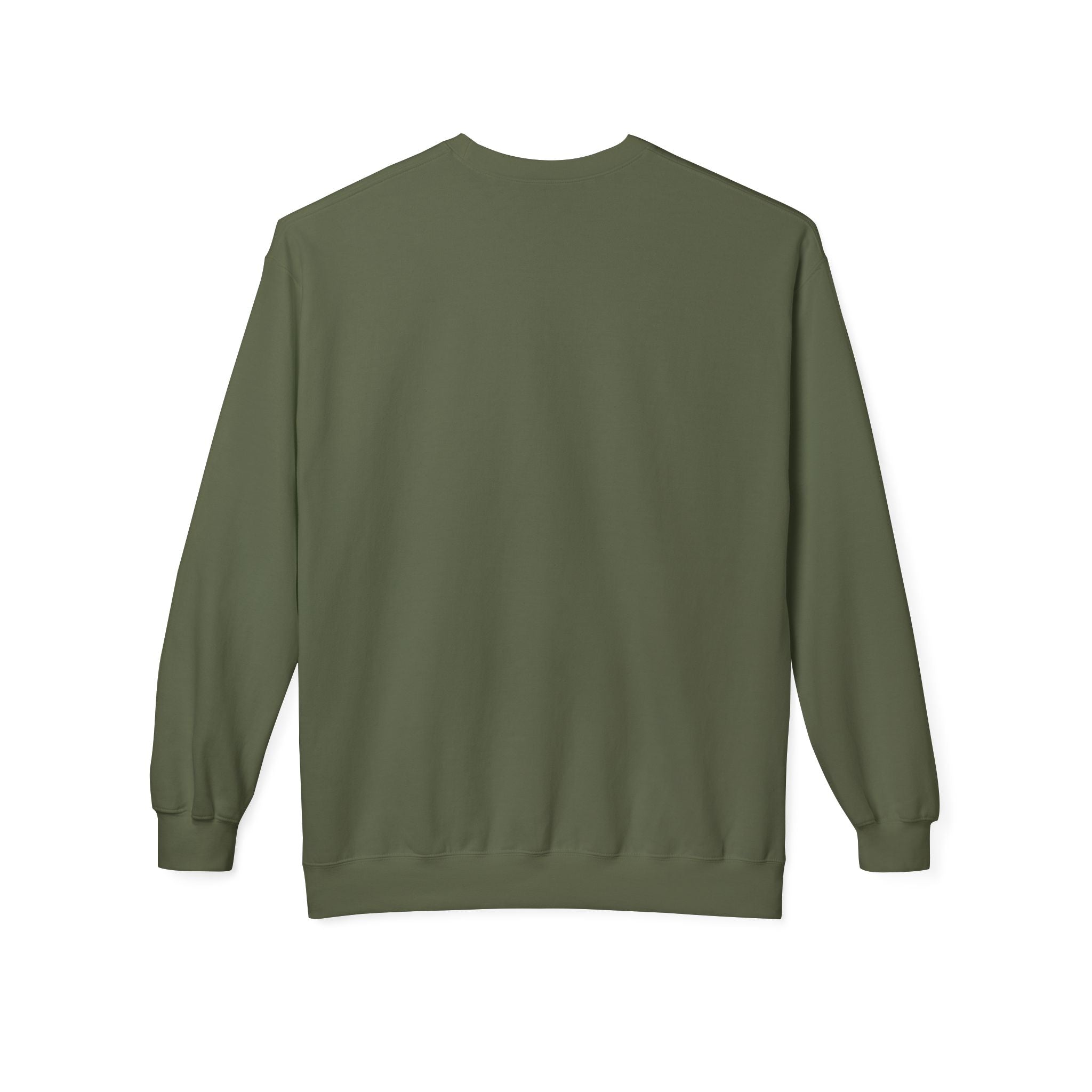 Cute Goose Drinking Fleece Crewneck Sweatshirt- Unisex