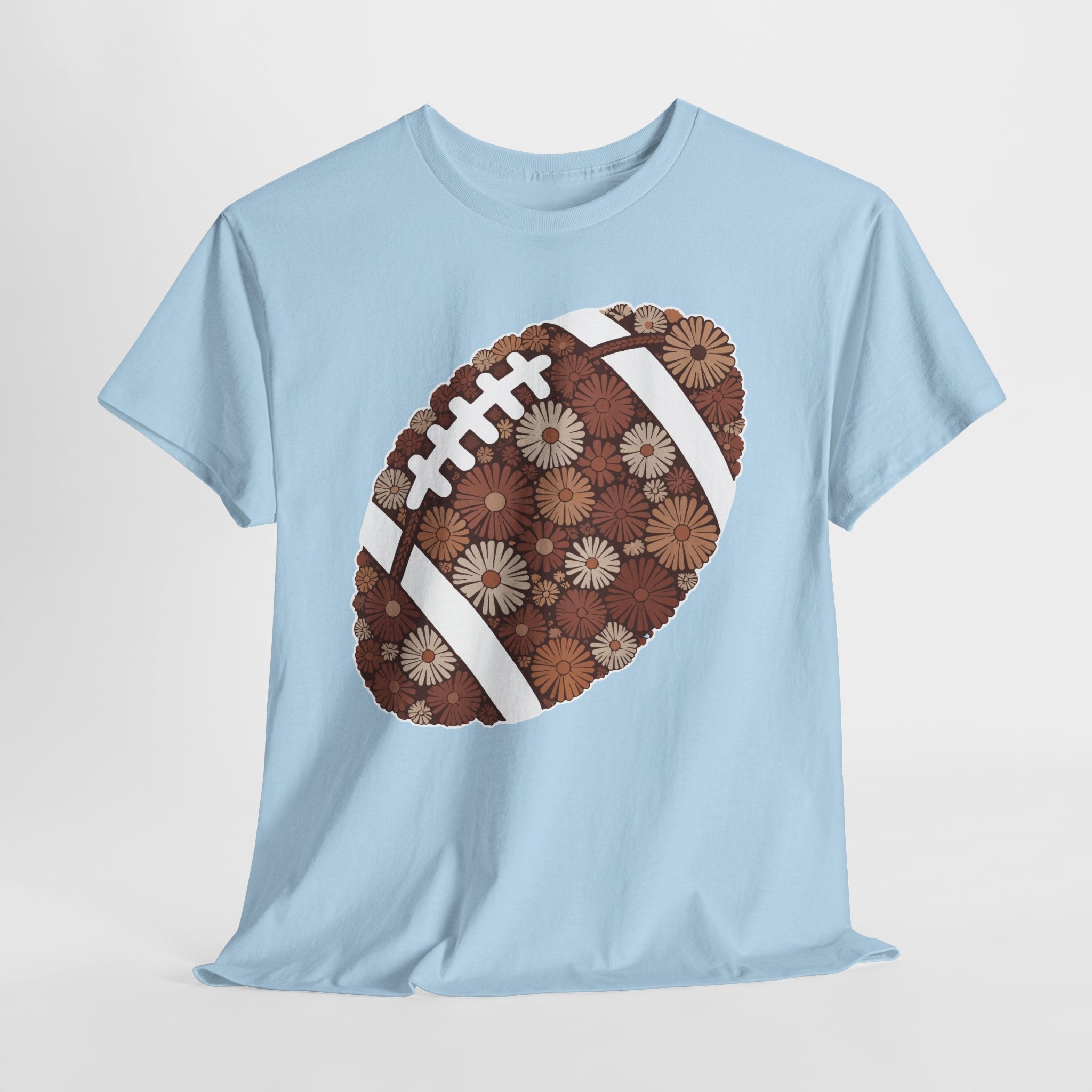 Game Day Touch Down Football Tee — Helmets, Flags & Cheer Icons Unisex Cotton Tee