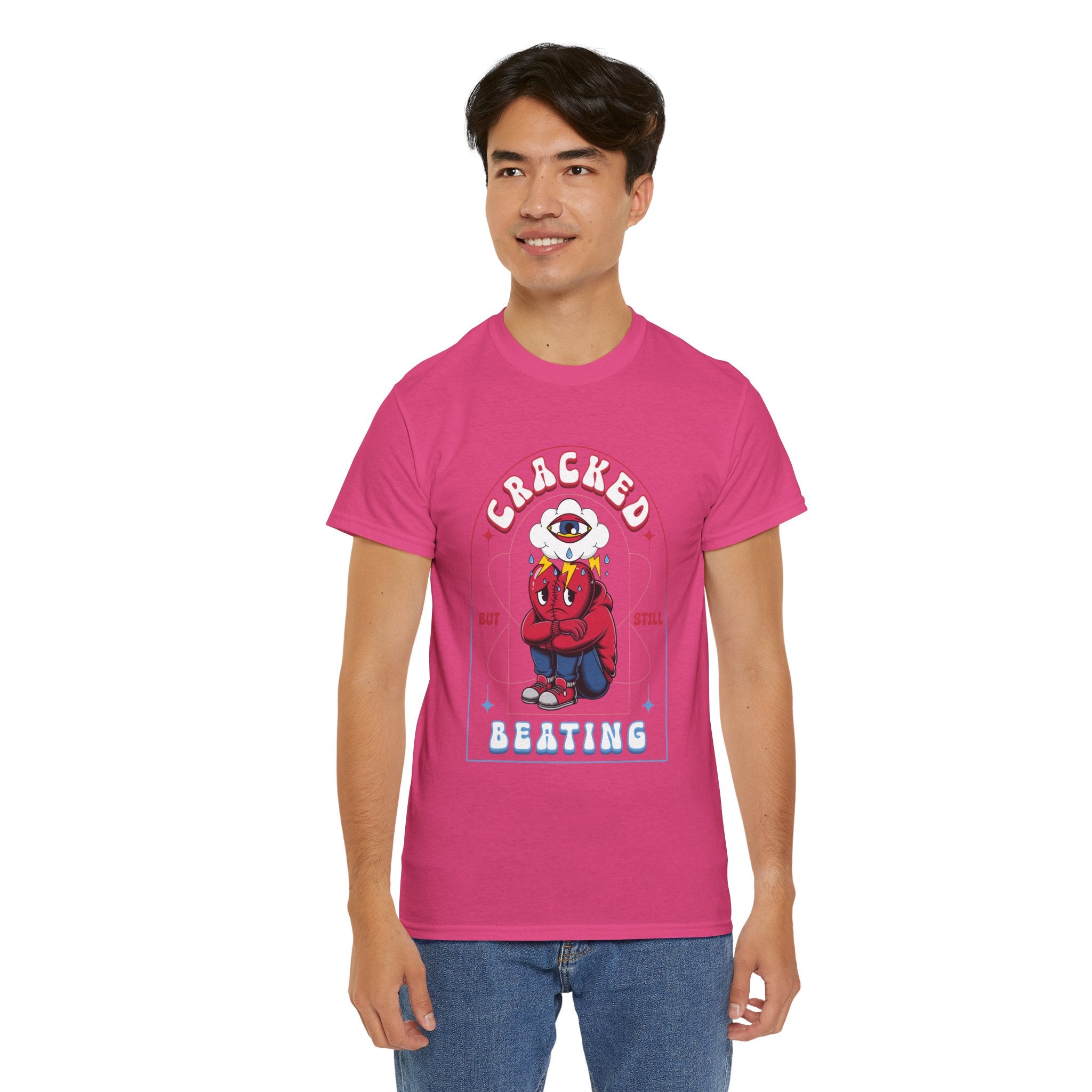 Cracked but still beating Tee