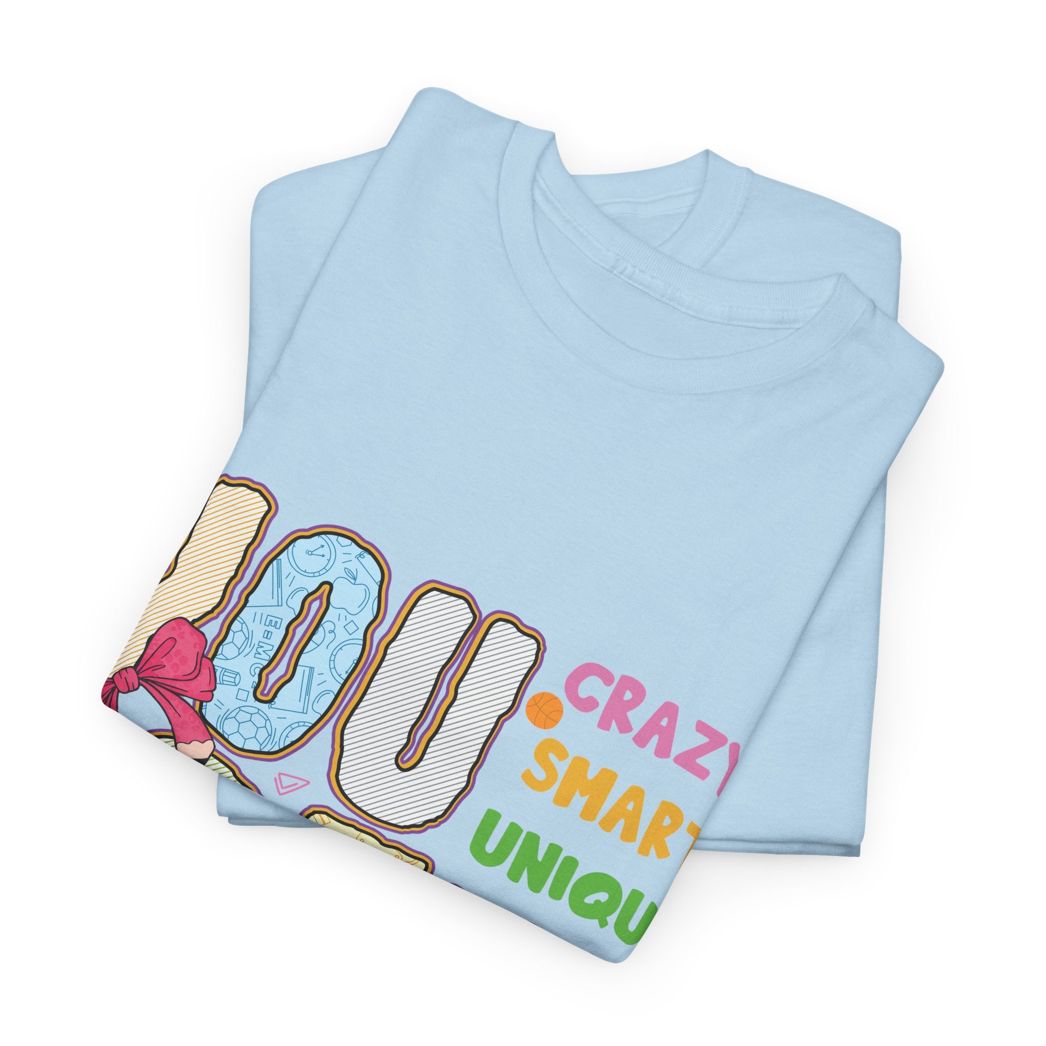 Empowering Quote Unisex Tee - Crazy, Smart, Unique, Strong, Loved, Helpful