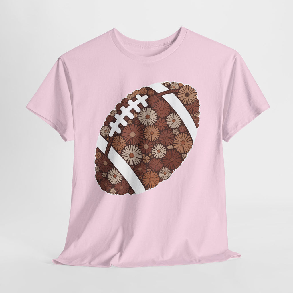 Game Day Touch Down Football Tee — Helmets, Flags & Cheer Icons Unisex Cotton Tee