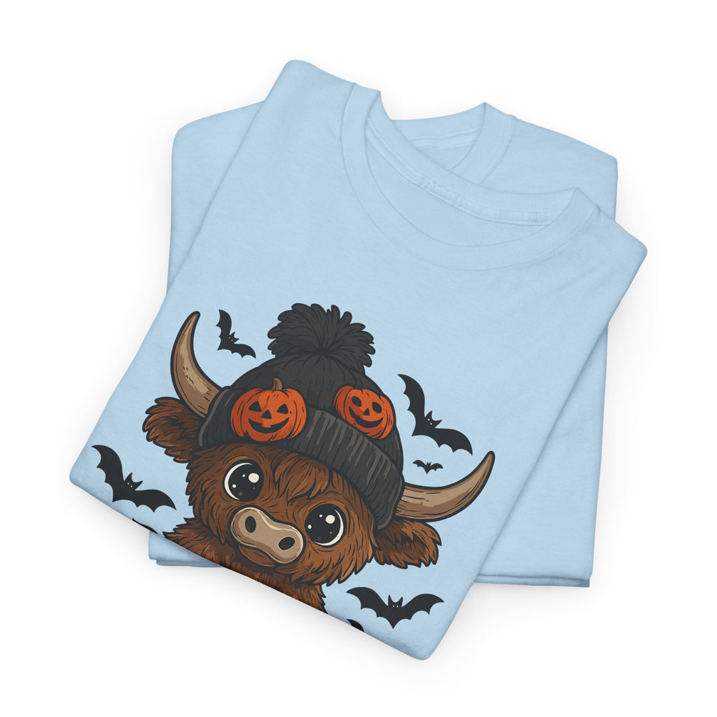 Halloween Cow Unisex Cotton Tshirt