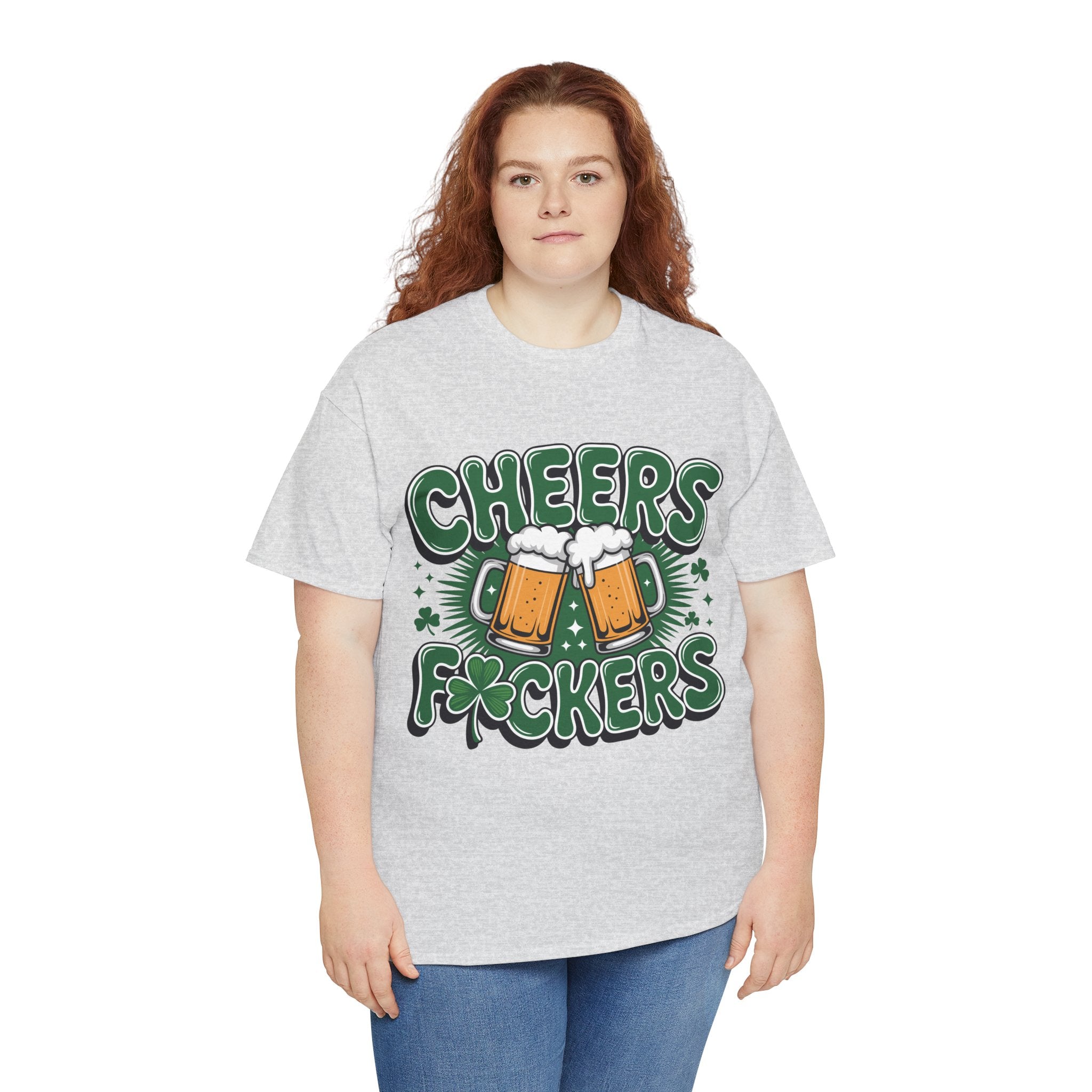Cheers Fockers Beer Clinking Mugs Unisex Cotton T-Shirt