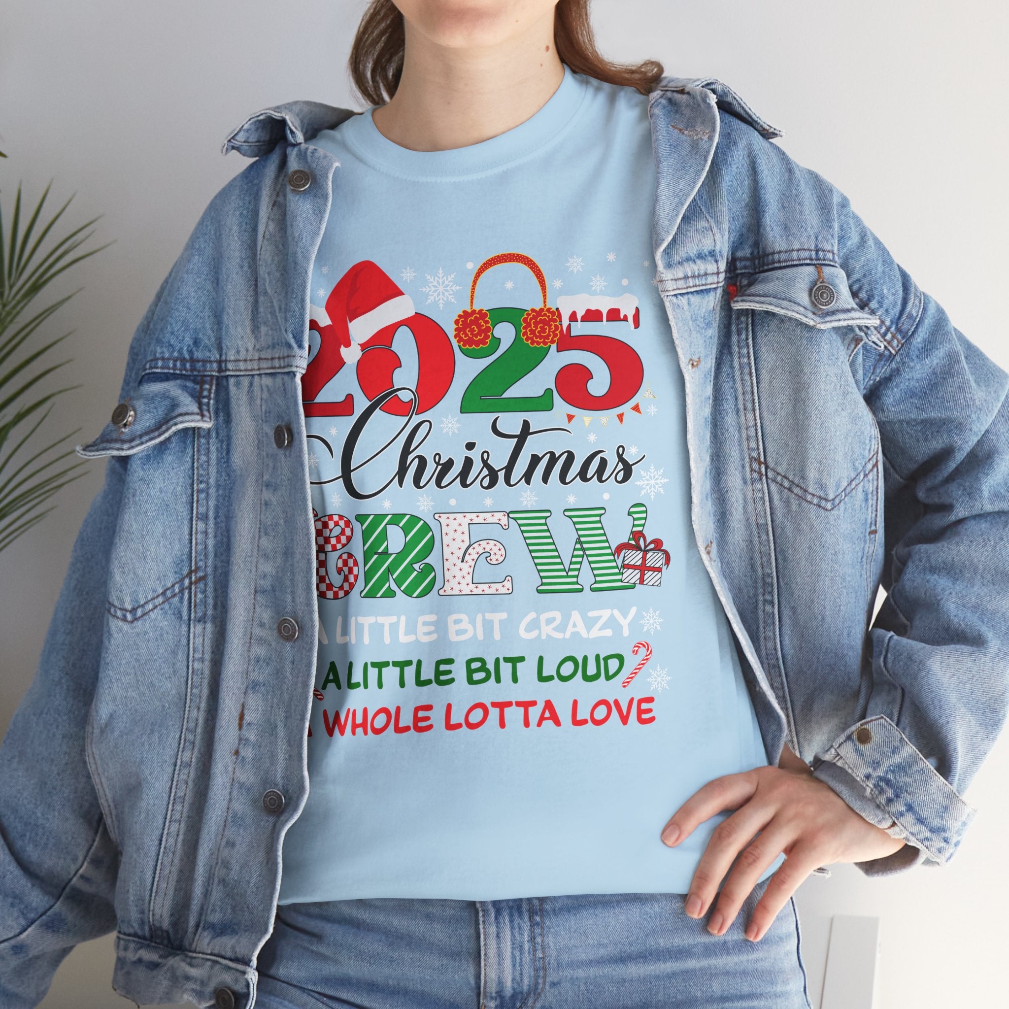 Christmas Crew 2025 Unisex Cotton Tee