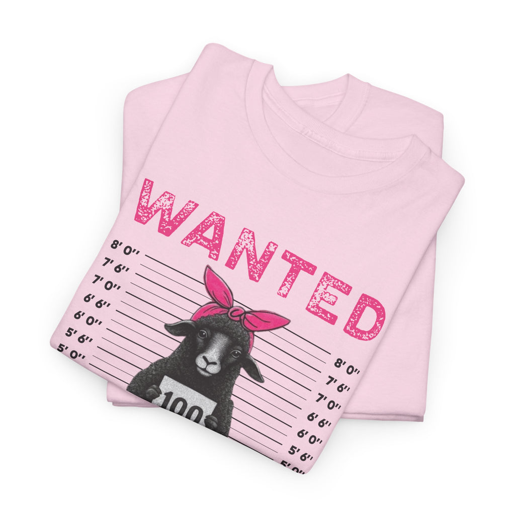 WANTED Black Sheep 'I Once Was Lost But Now I Am Found' Unisex Cotton T-Shirt