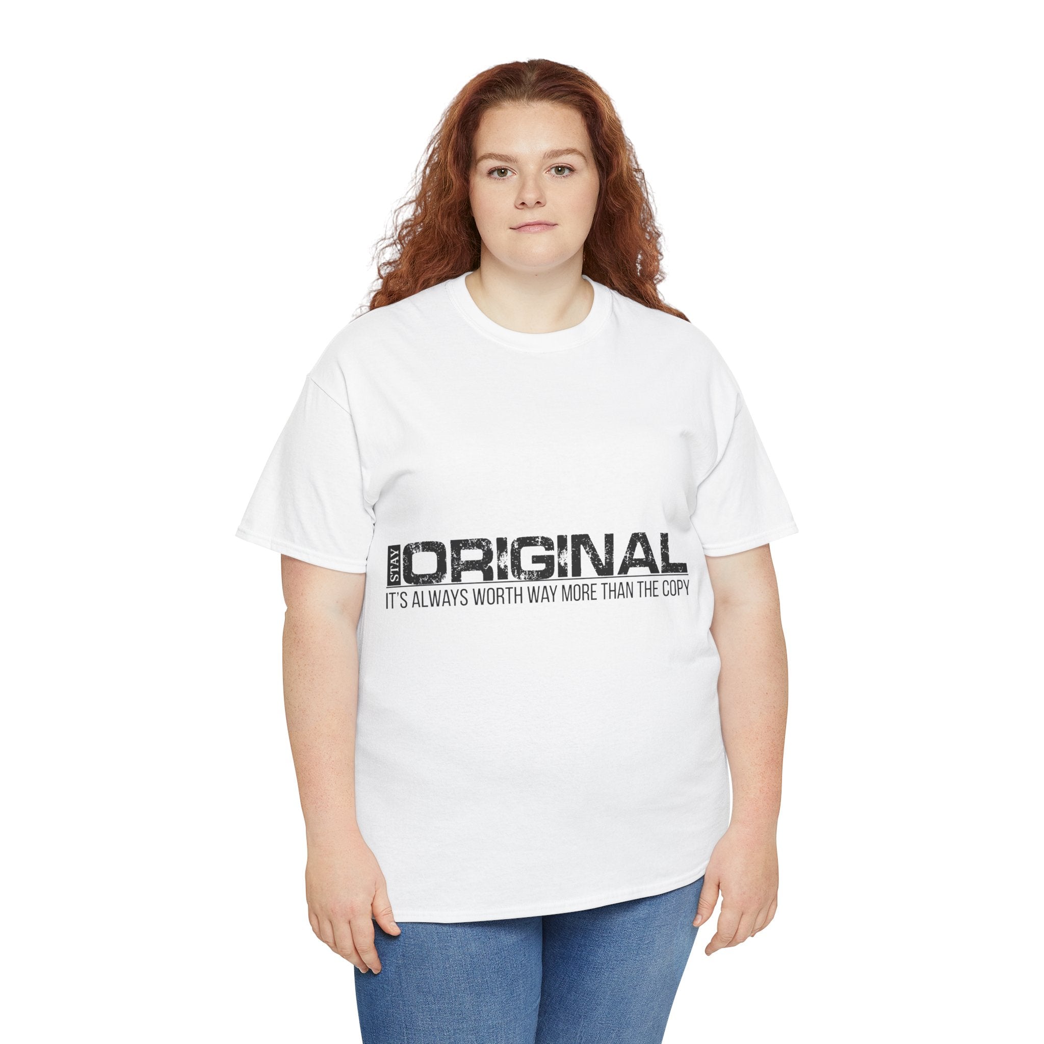 STAY SILENT Minimalist Tee — Vertical Text Black Unisex Cotton Tee