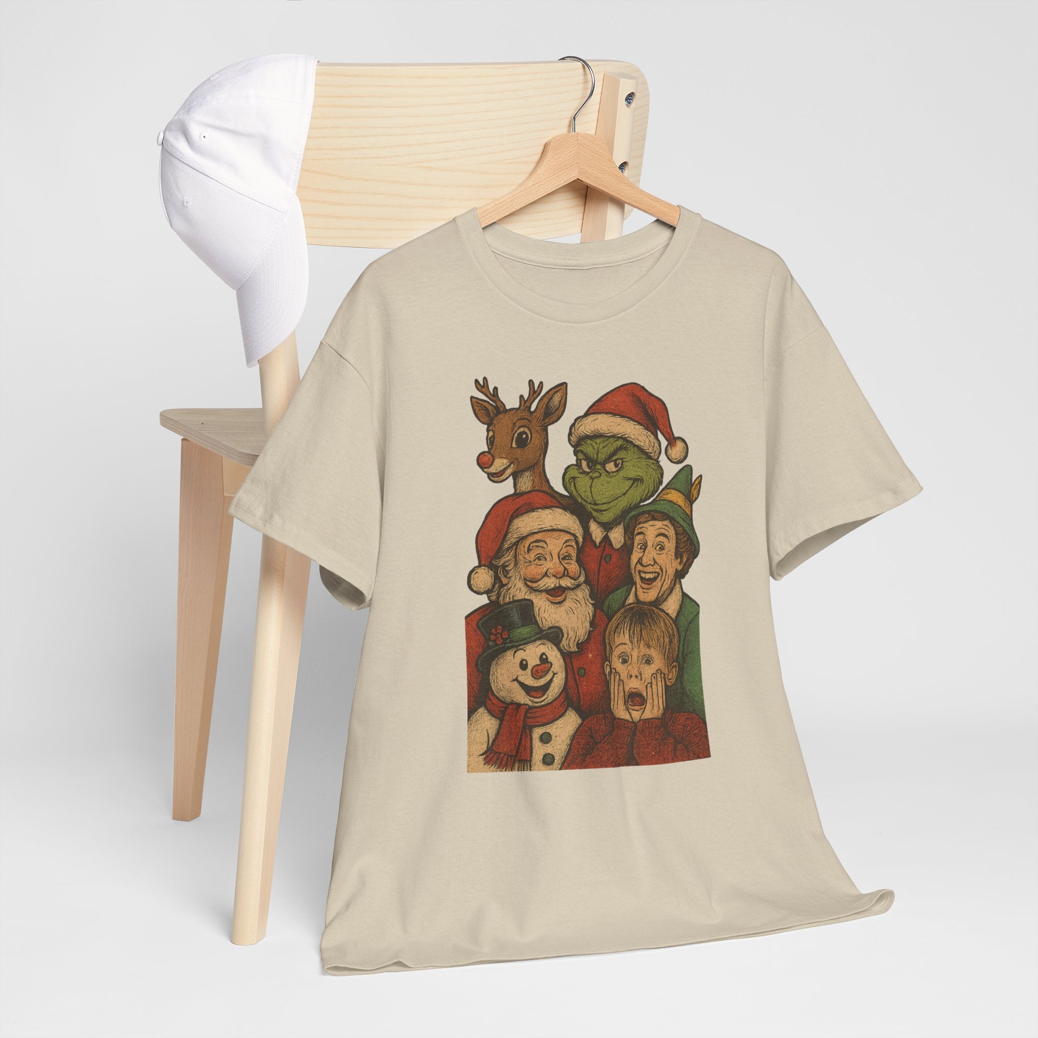 Christmas Icon Vintage Unisex Cotton Tee