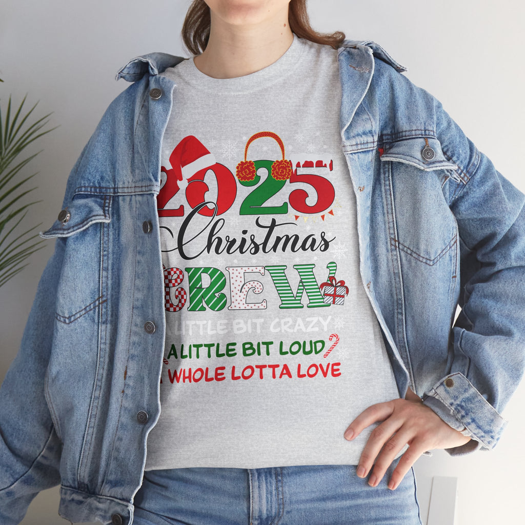 Christmas Crew 2025 Unisex Cotton Tee