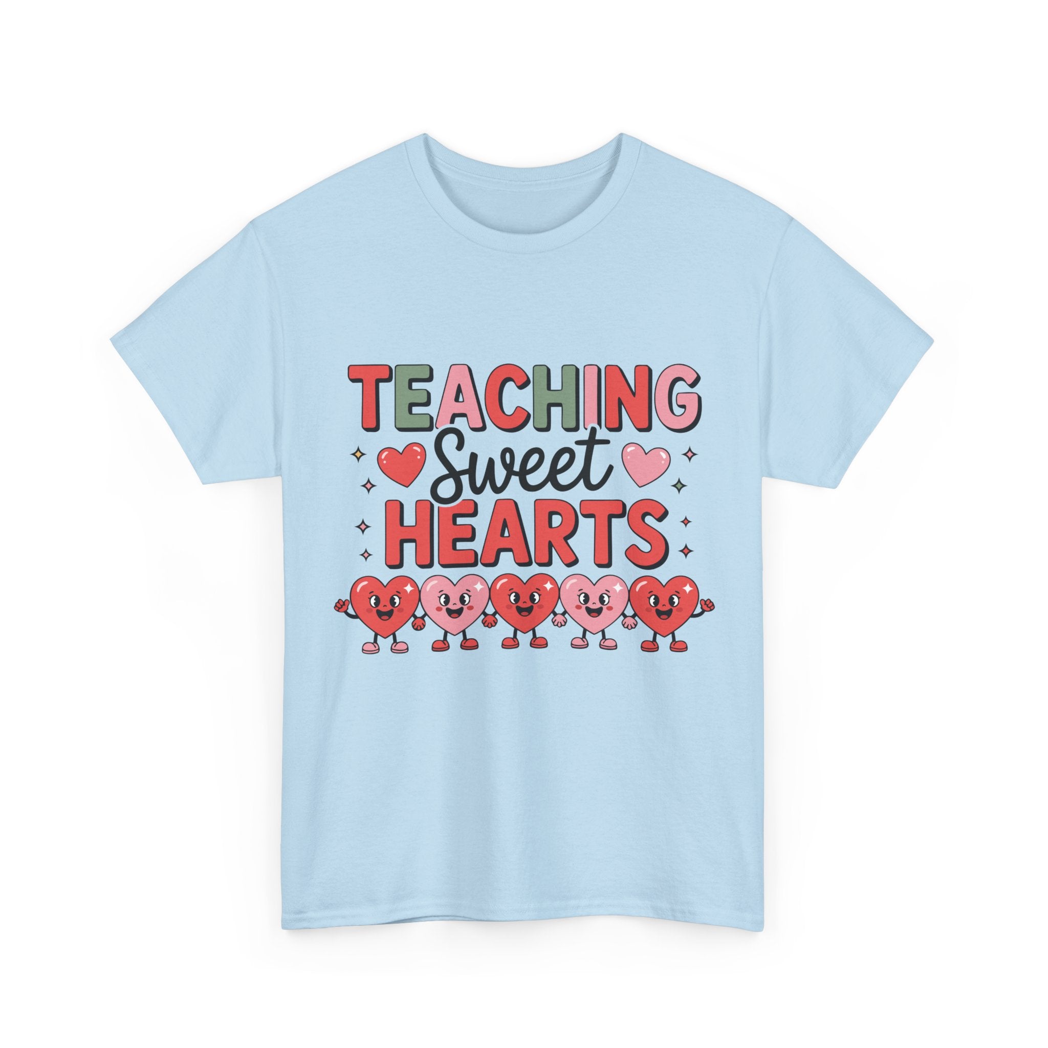 Teaching Sweet Hearts Valentine Teacher Unisex Cotton T-Shirt