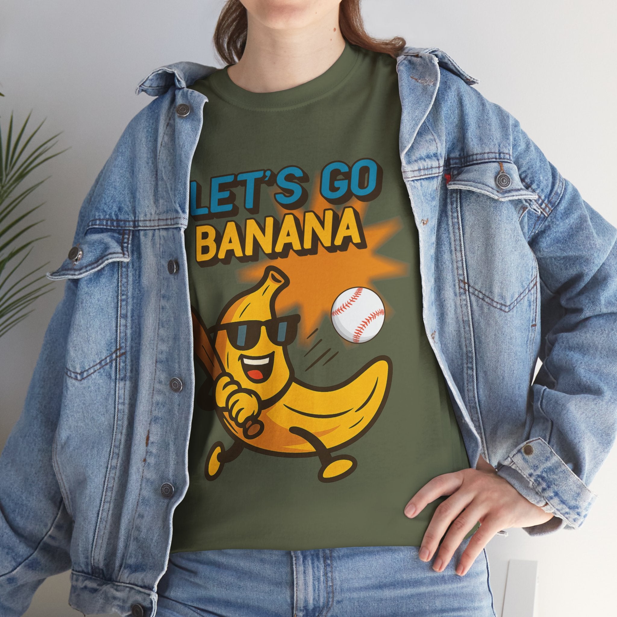 Baseball Banana Unisex Tee