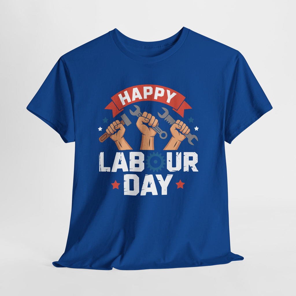 Happy US Labour Day Unisex Heavy Cotton T-Shirt