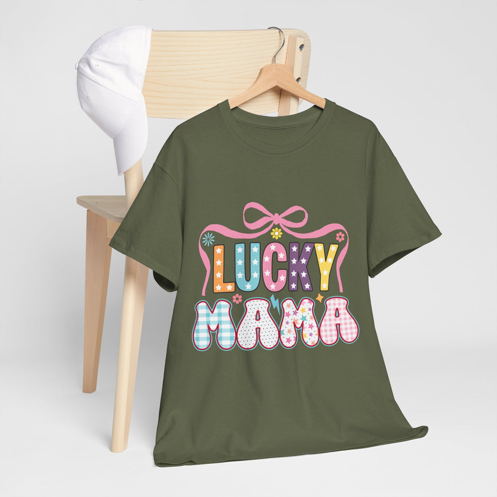 Lucky Mama Unisex Cotton Tee