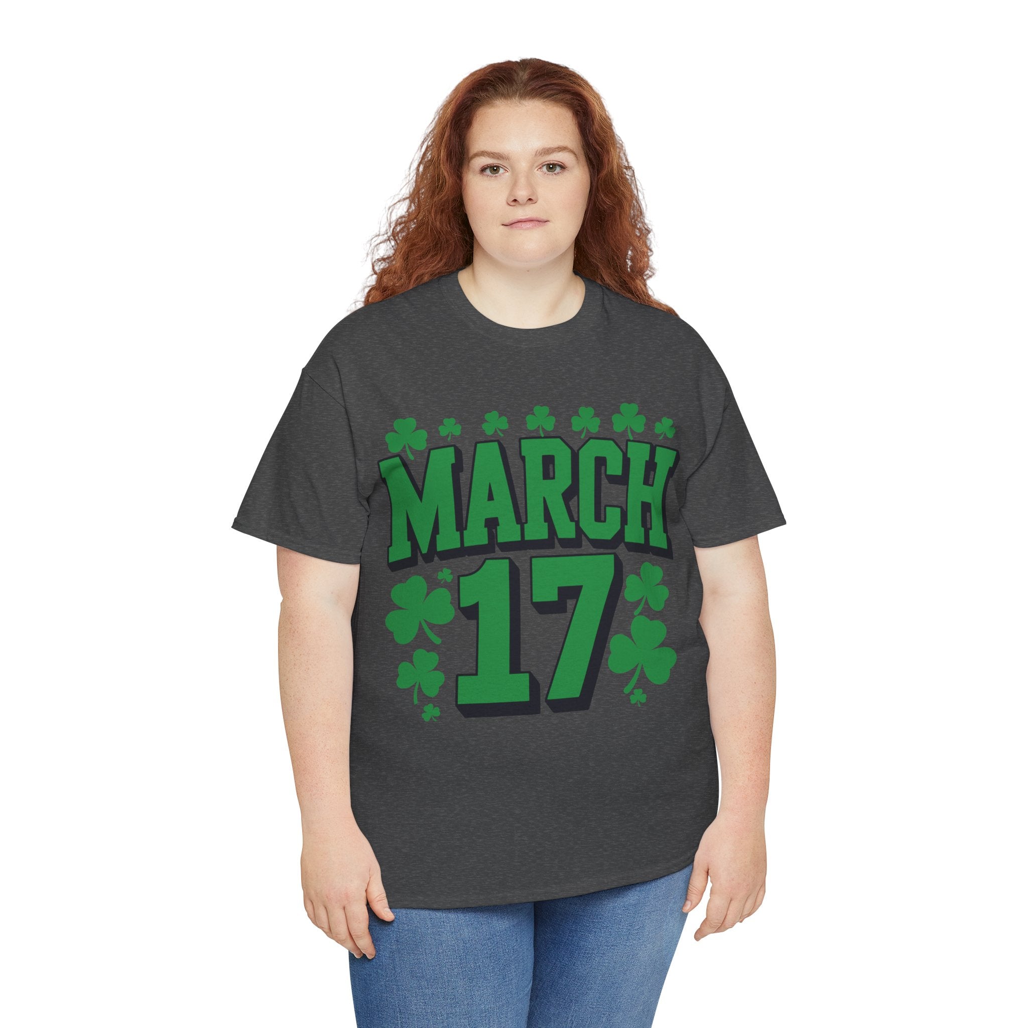 St. Patrick’s Day March 17 Shamrock Unisex Cotton T‑Shirt