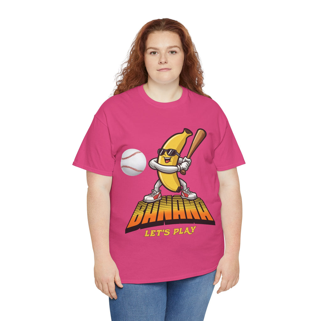 Banana Playing Baseball Tee
