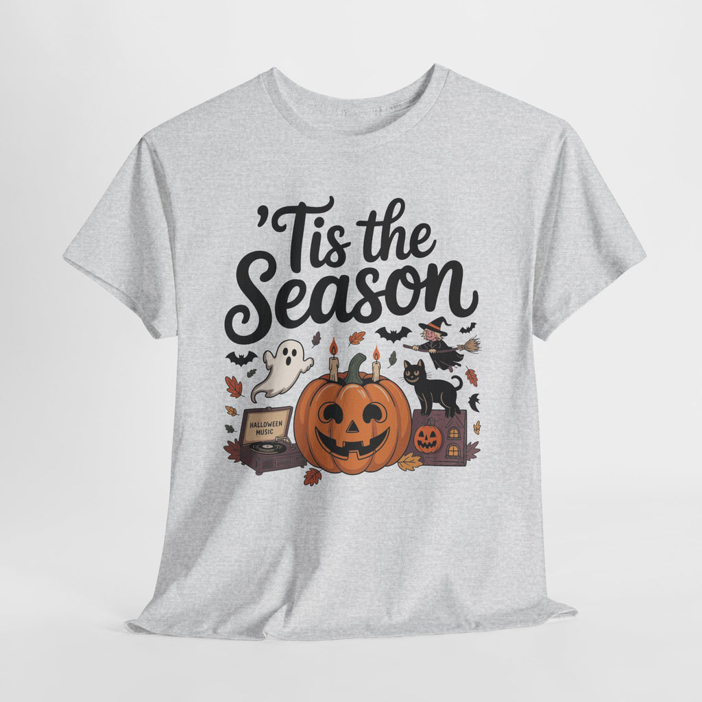 Holiday Season Unisex Cotton T-Shirt - Tis the Season Design