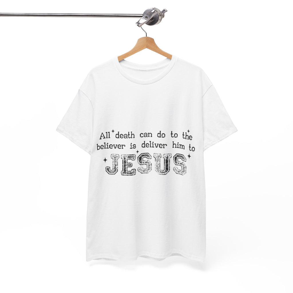 Minimalist Black Typographic Unisex Cotton Tee